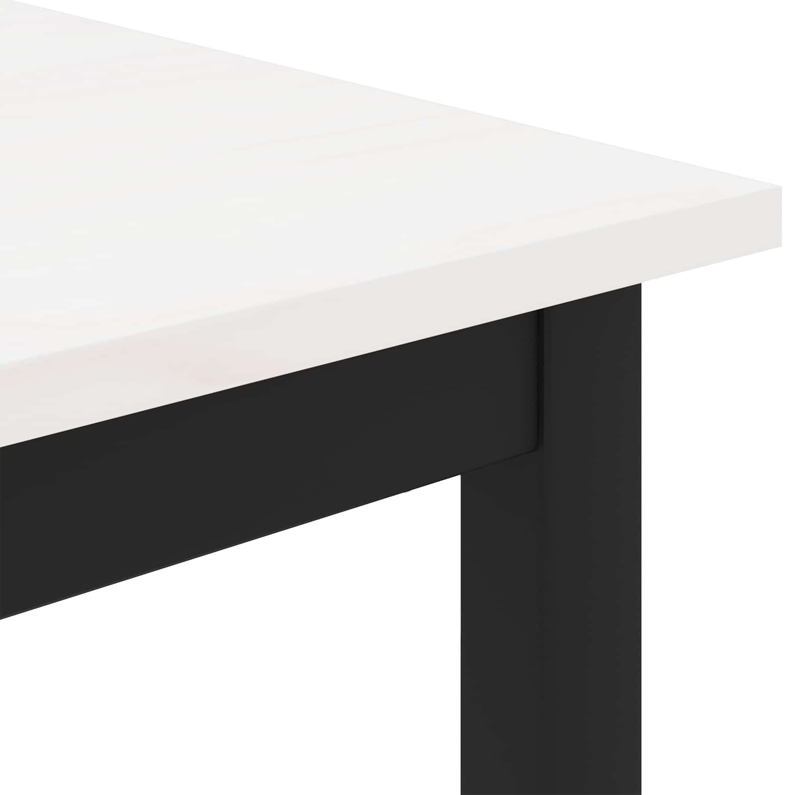 klupa Bijelo 80 x 35 x 45 cm Čvrsto borovo drvo