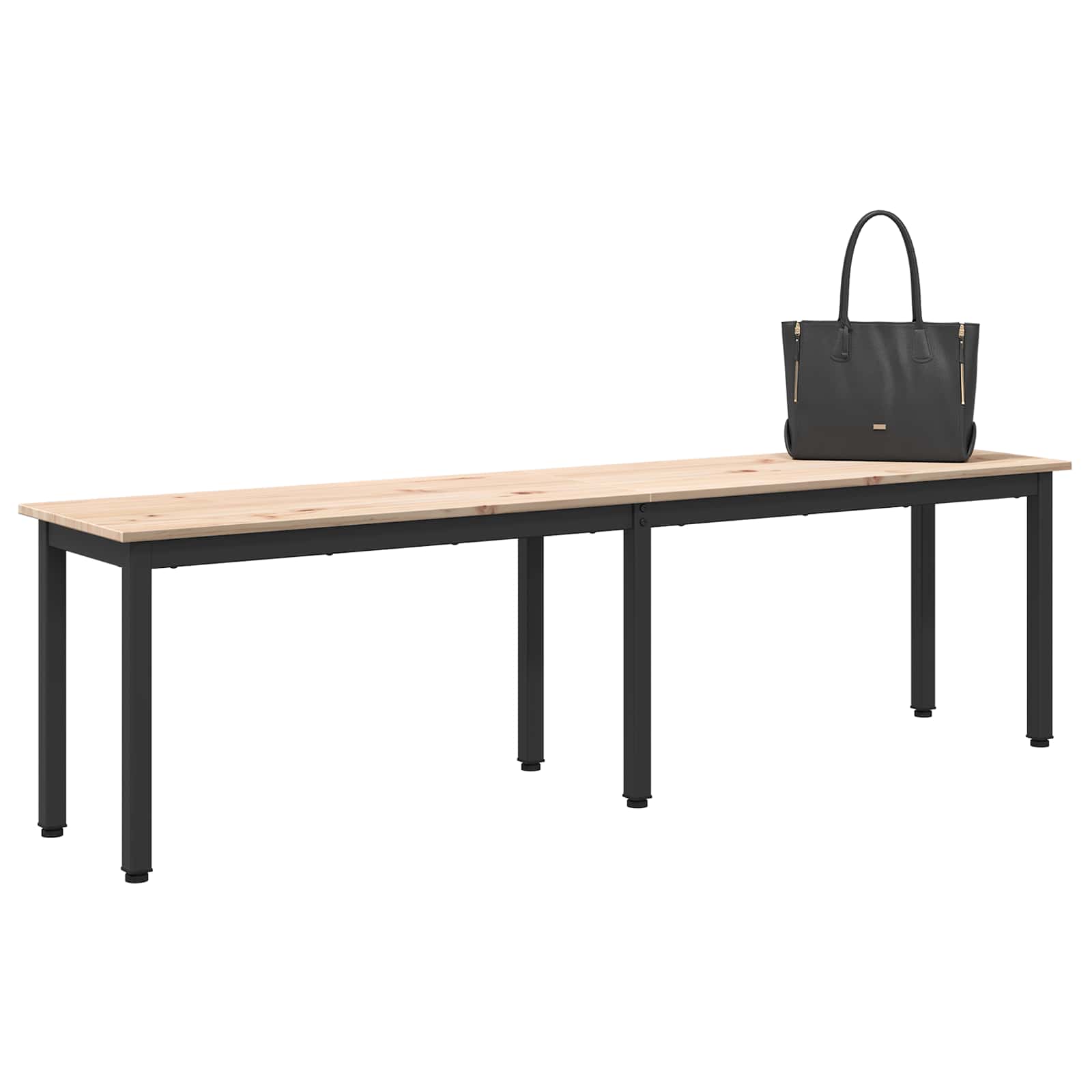 klupa Prirodna 160 x 35 x 45 cm Čvrsto borovo drvo