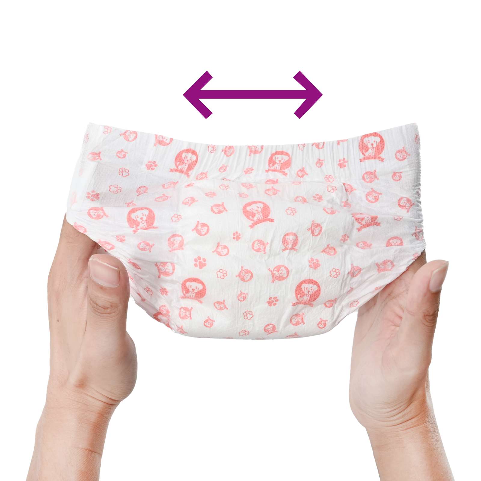 Jednokratna pelena za pse ženke 30 pcs Bijeli L
