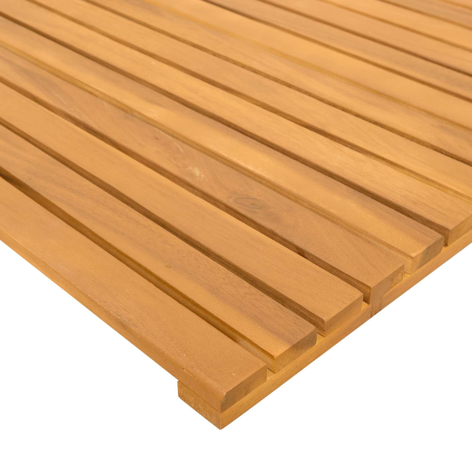 Prostirka za kupanje Jednobojno Smeđa 100 x 55 cm boja drva