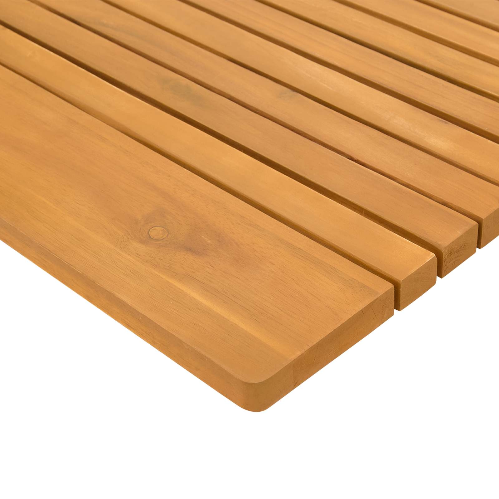 Prostirka za kupanje Jednobojno Smeđa 81 x 50 cm boja drva