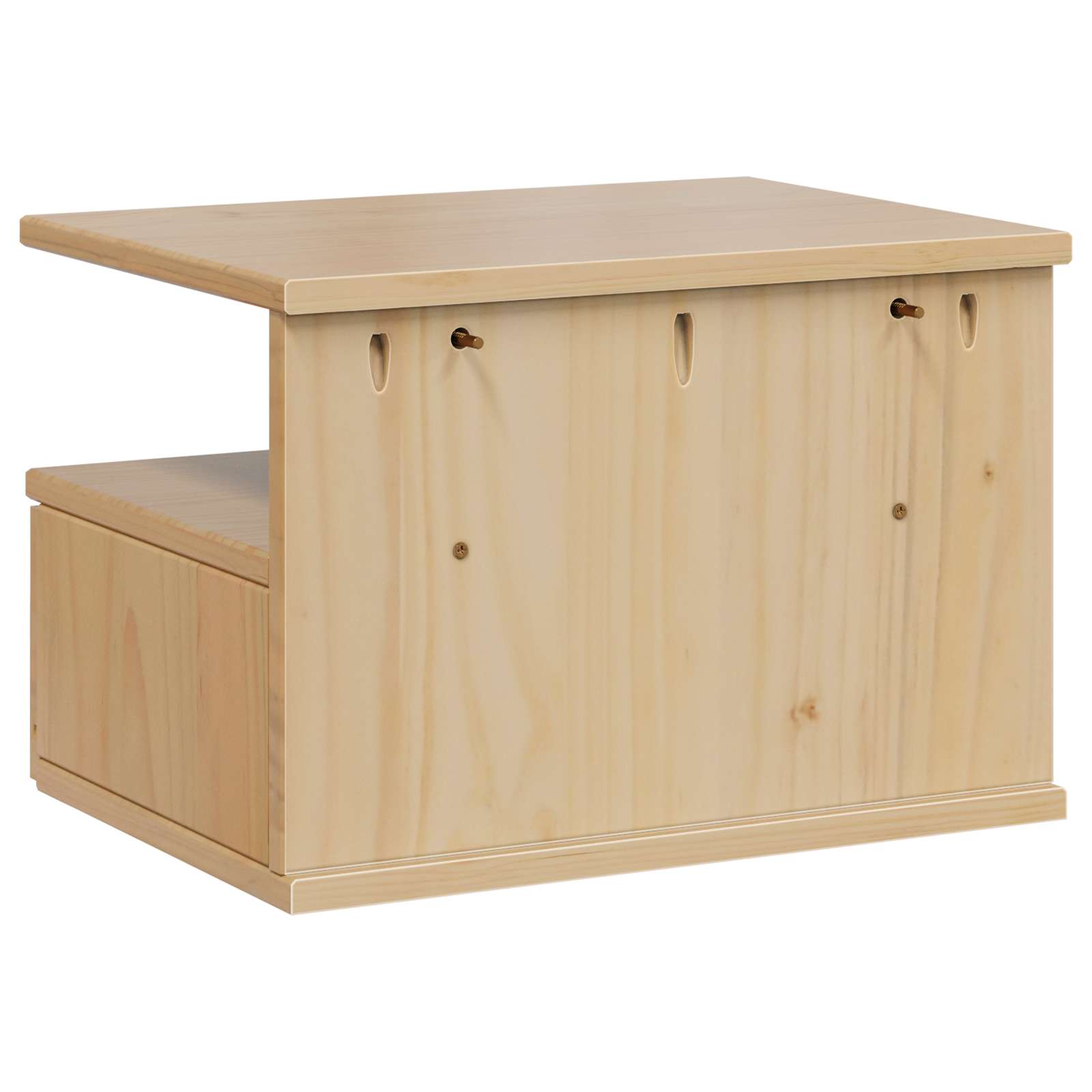 Noćni ormar HILL Medeno smeđa 40 x 31 x 27 cm Masivna borovina