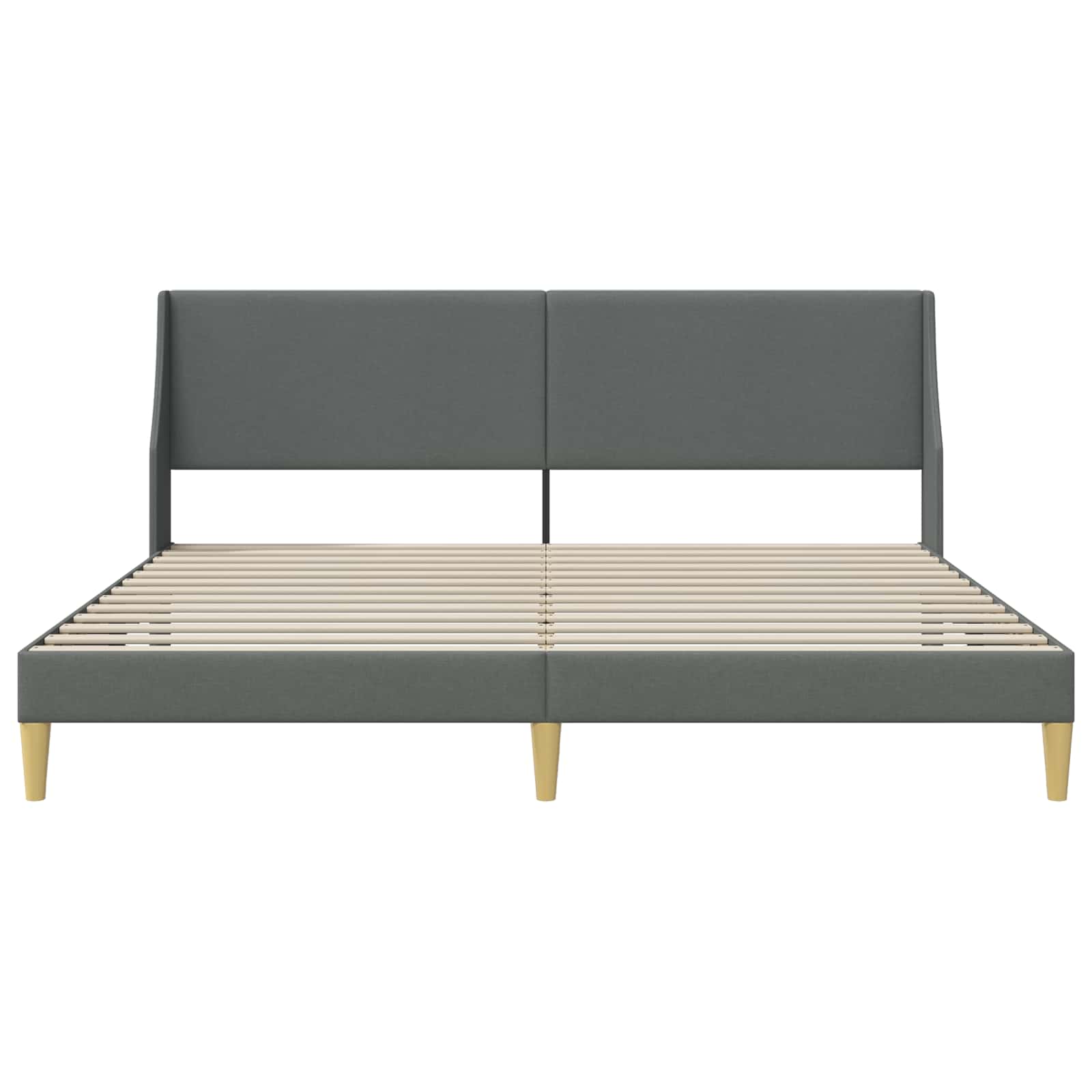 Krevetna konstrukcija Tamnosiva 180 x 200 cm Tkanina