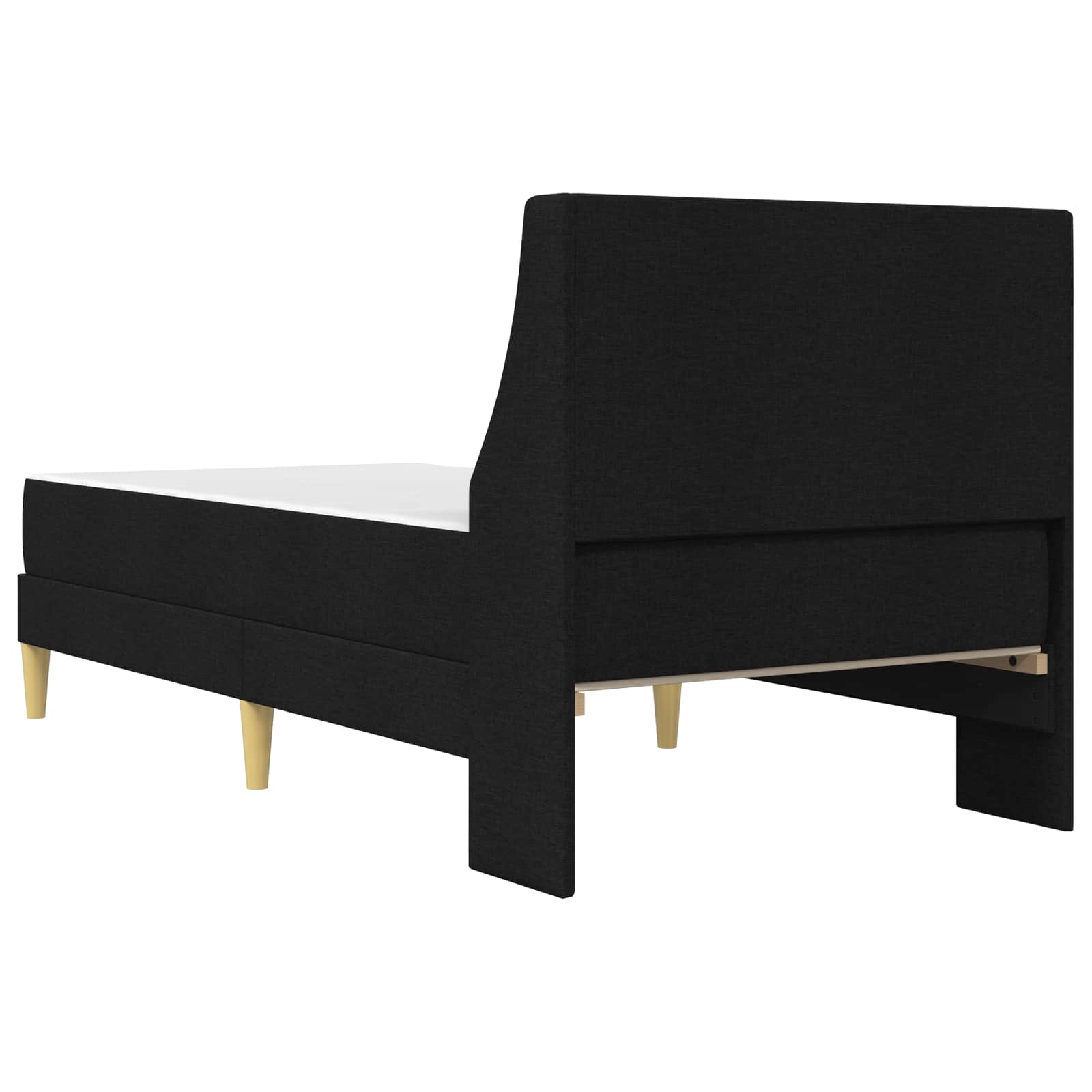Okvir kreveta s madracem Crna 90 x 200 cm Poliester