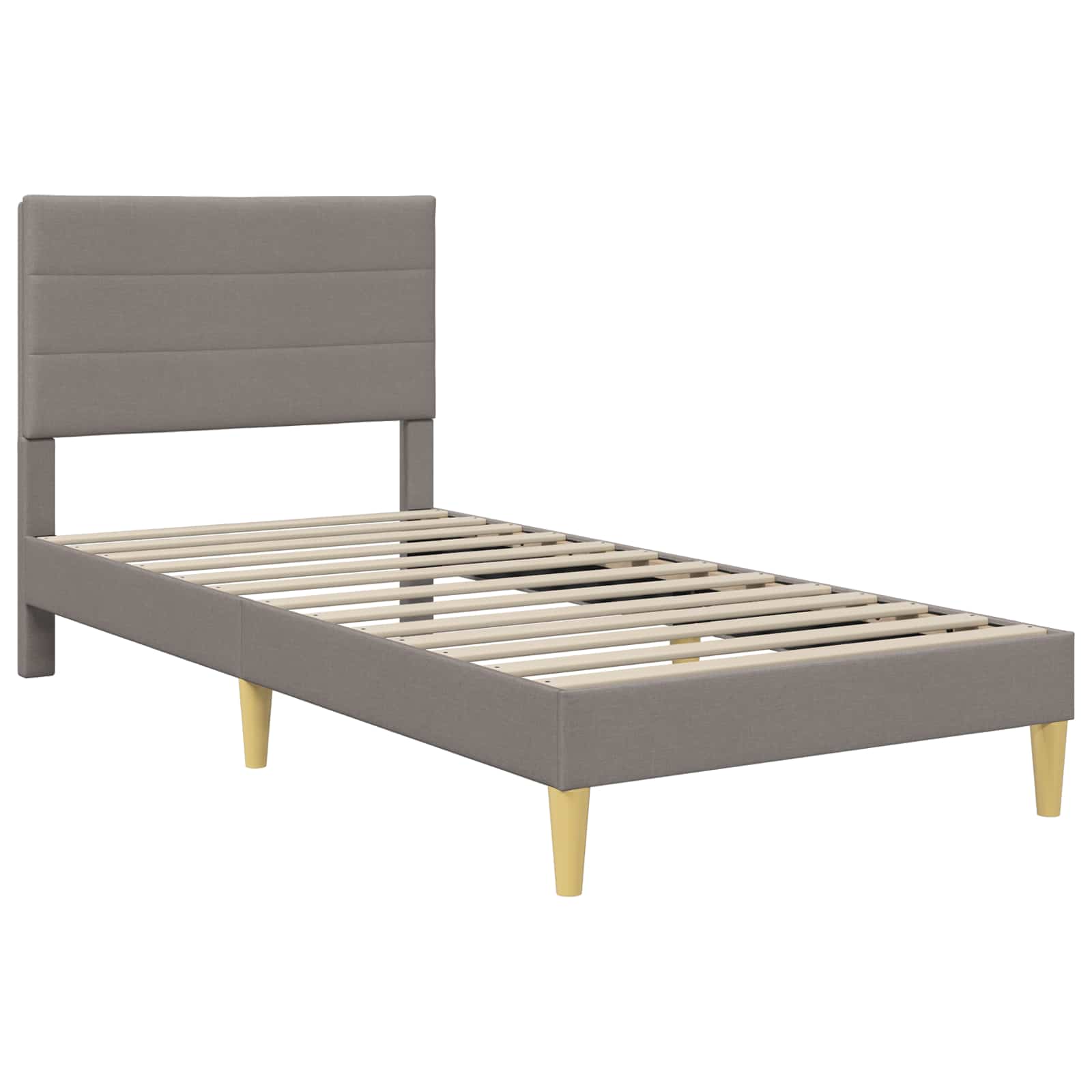 Krevetna konstrukcija Sivo-smeđa 80 x 200 cm Poliester