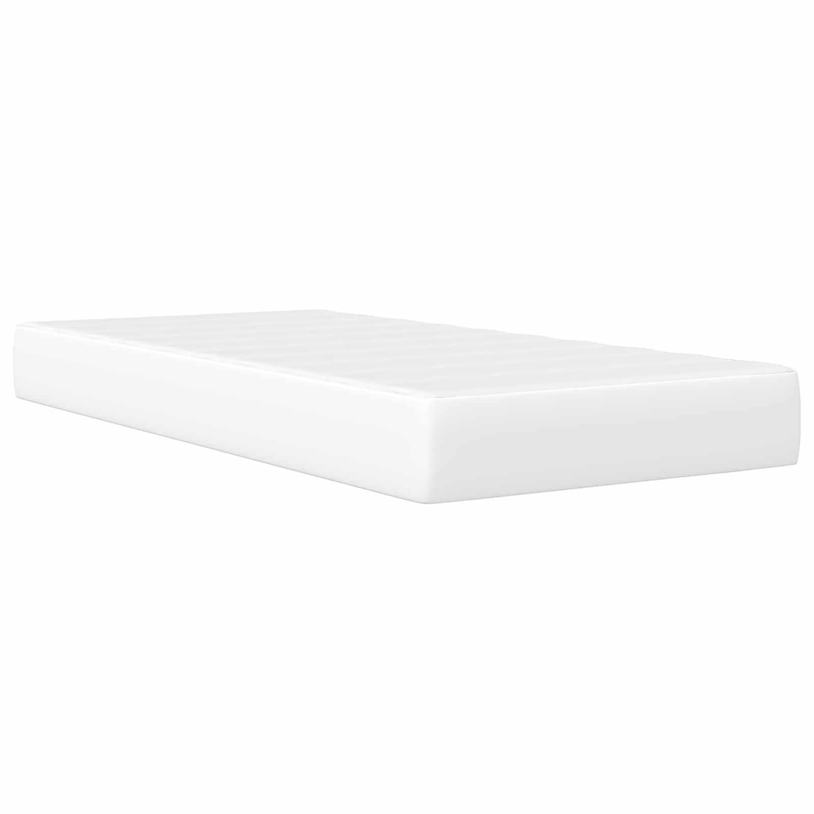 Krevetna konstrukcija Bijela 90 x 200 cm Umjetna koža