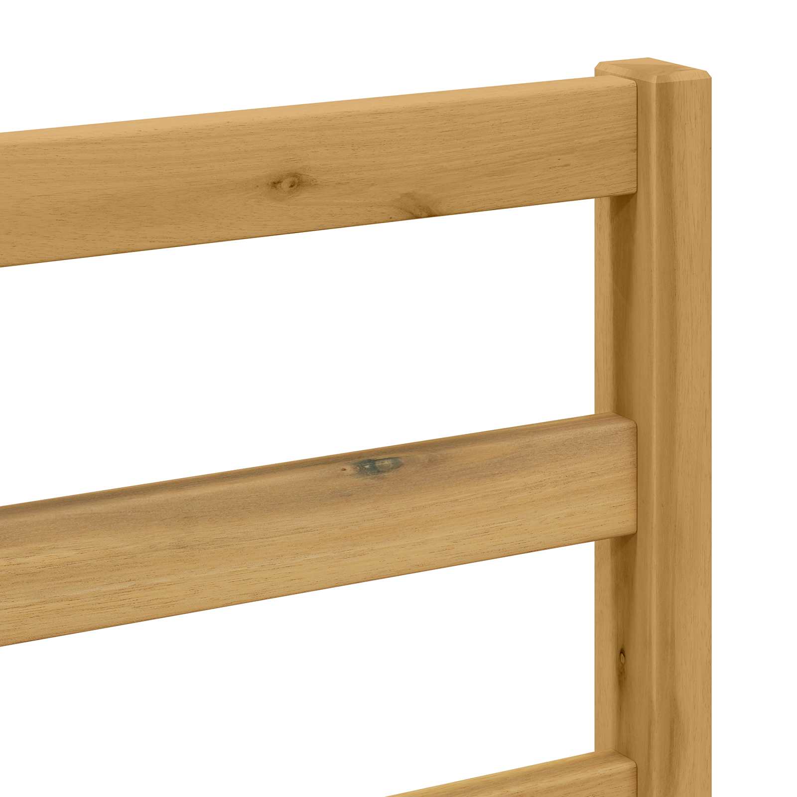 Modul naslona Bijela 59 x 4 x 73 cm Čvrsto drvo akacije