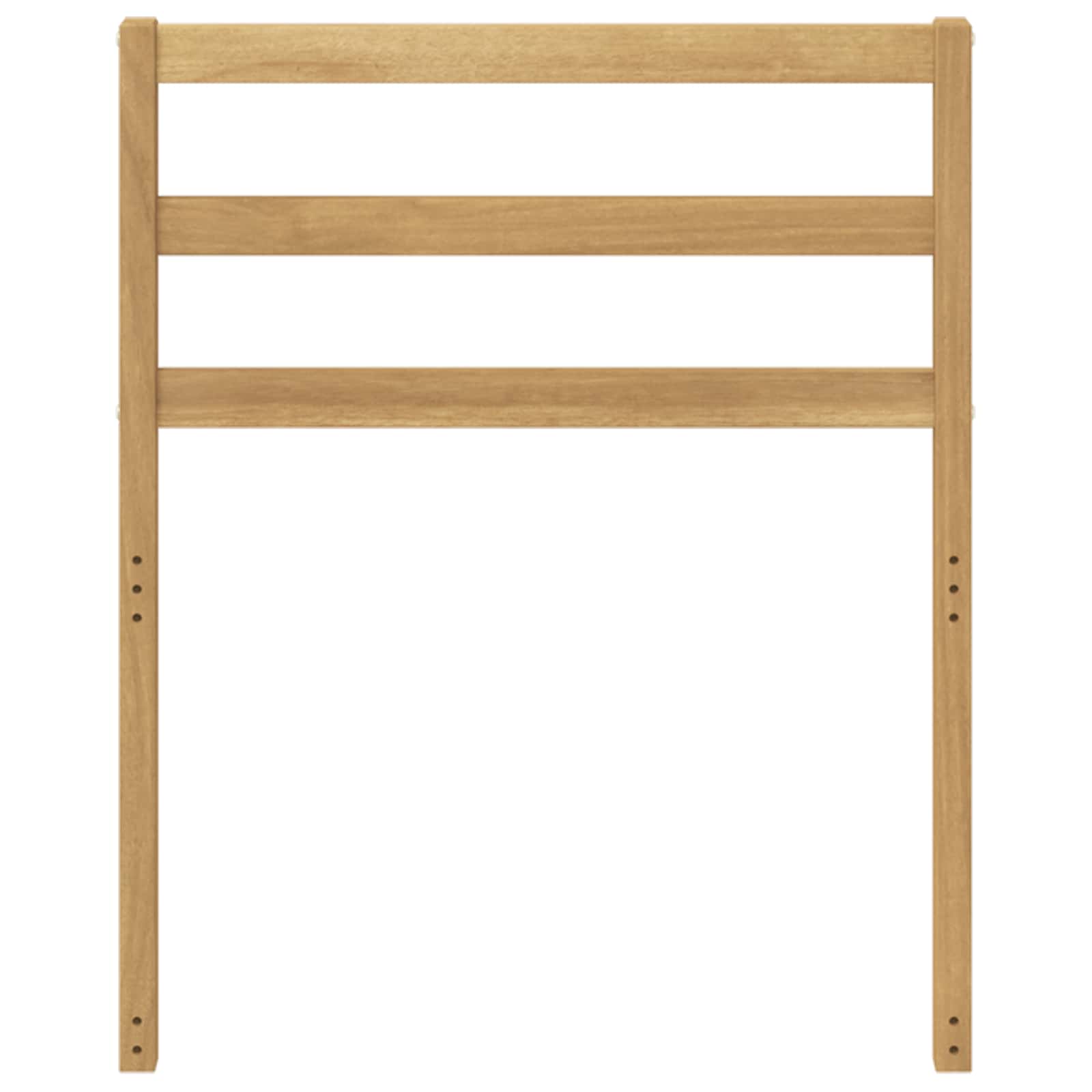 Modul naslona Bijela 59 x 4 x 73 cm Čvrsto drvo akacije