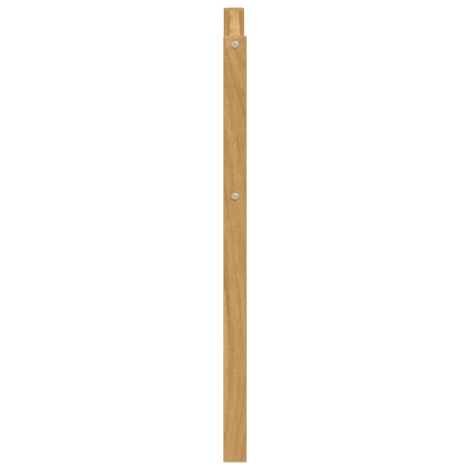 Modul naslona Bijela 59 x 4 x 73 cm Čvrsto drvo akacije