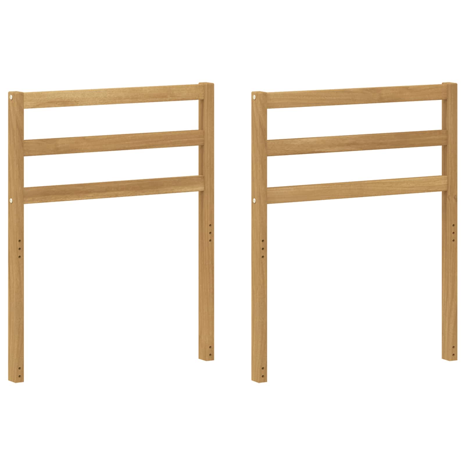 Modul naslona za ruke 2 pcs Bijela 59 x 4 x 73 cm