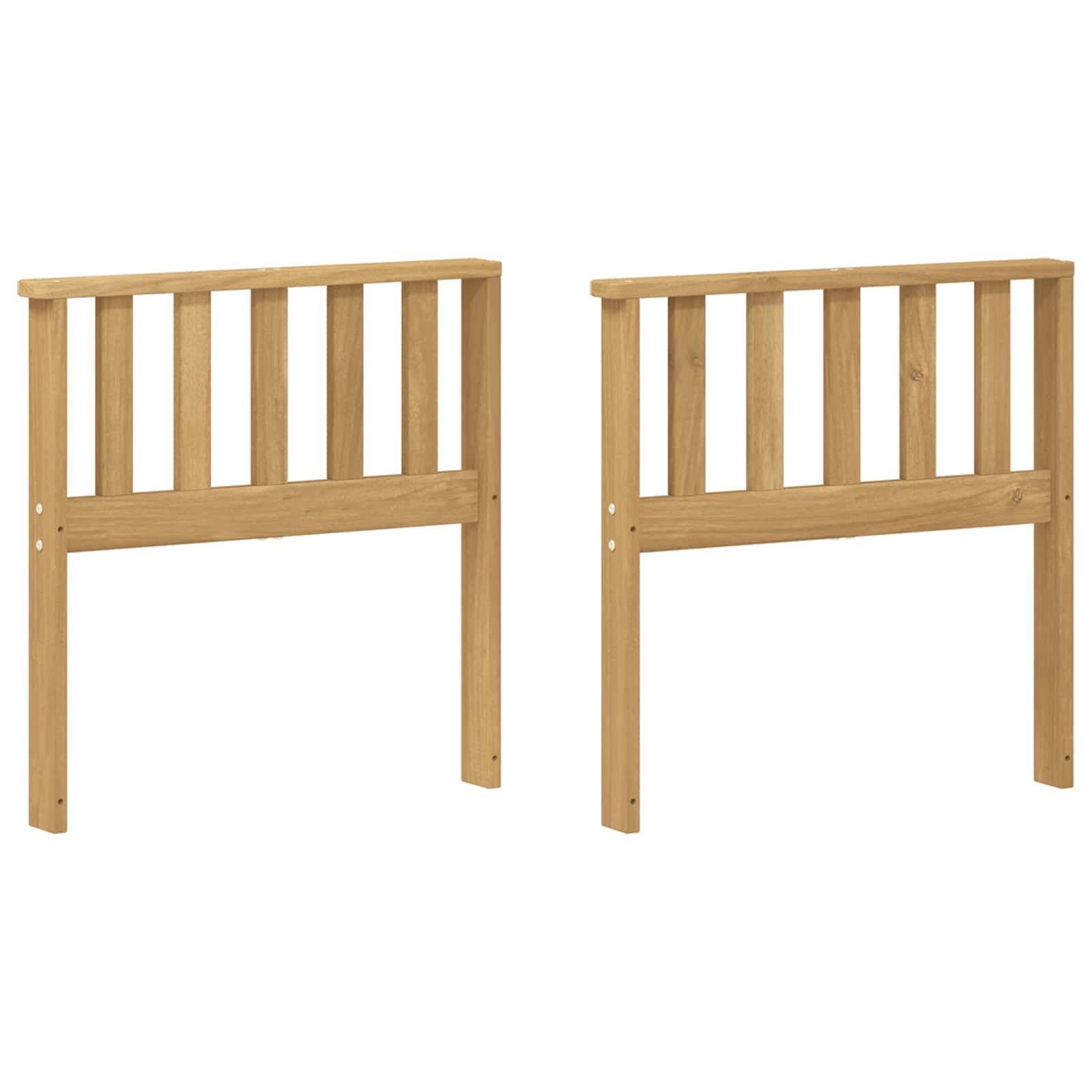 Modul naslona za ruke 2 pcs Bijela 60 x 6 x 61 cm