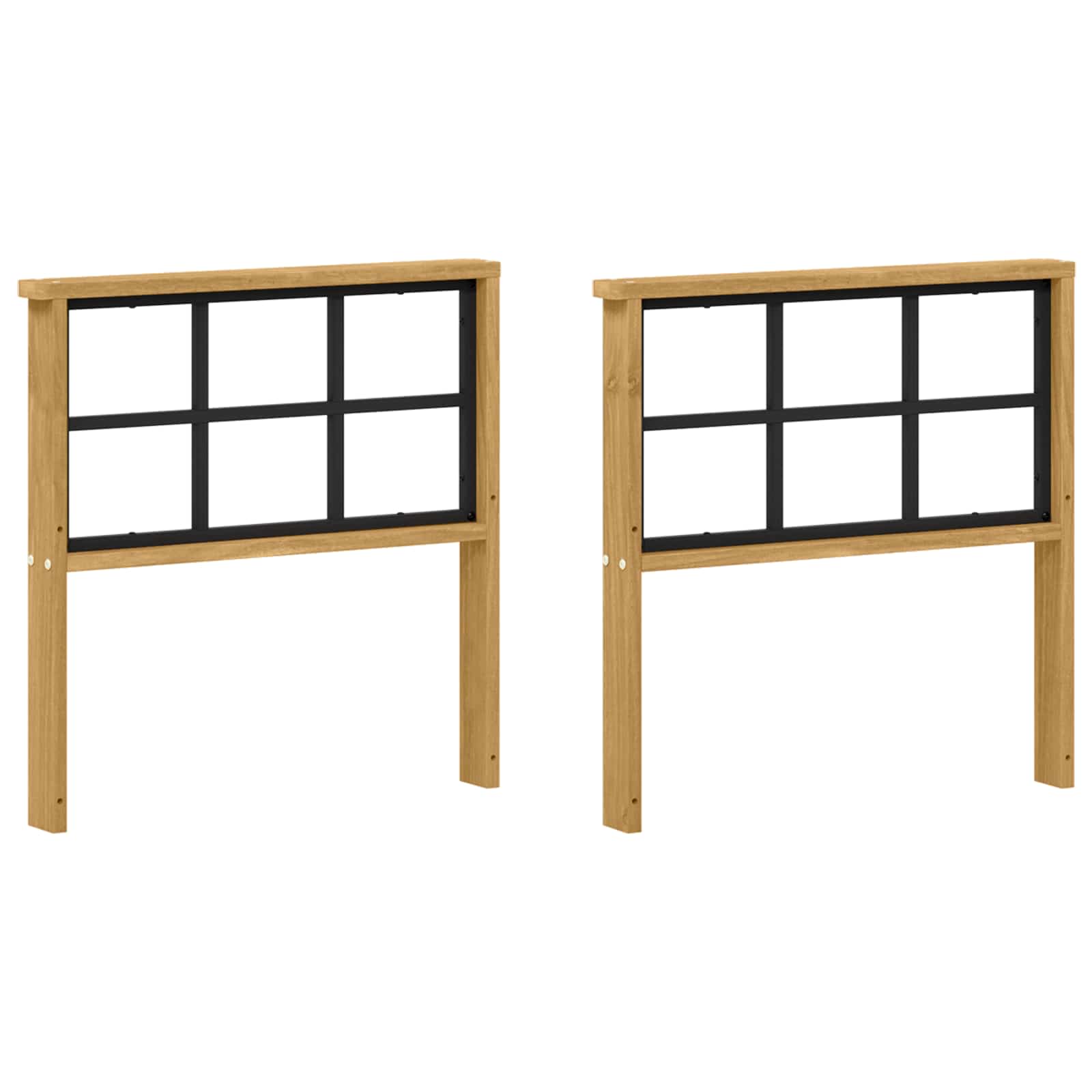 Modul naslona za ruke 2 pcs Bijela 60 x 6 x 61 cm