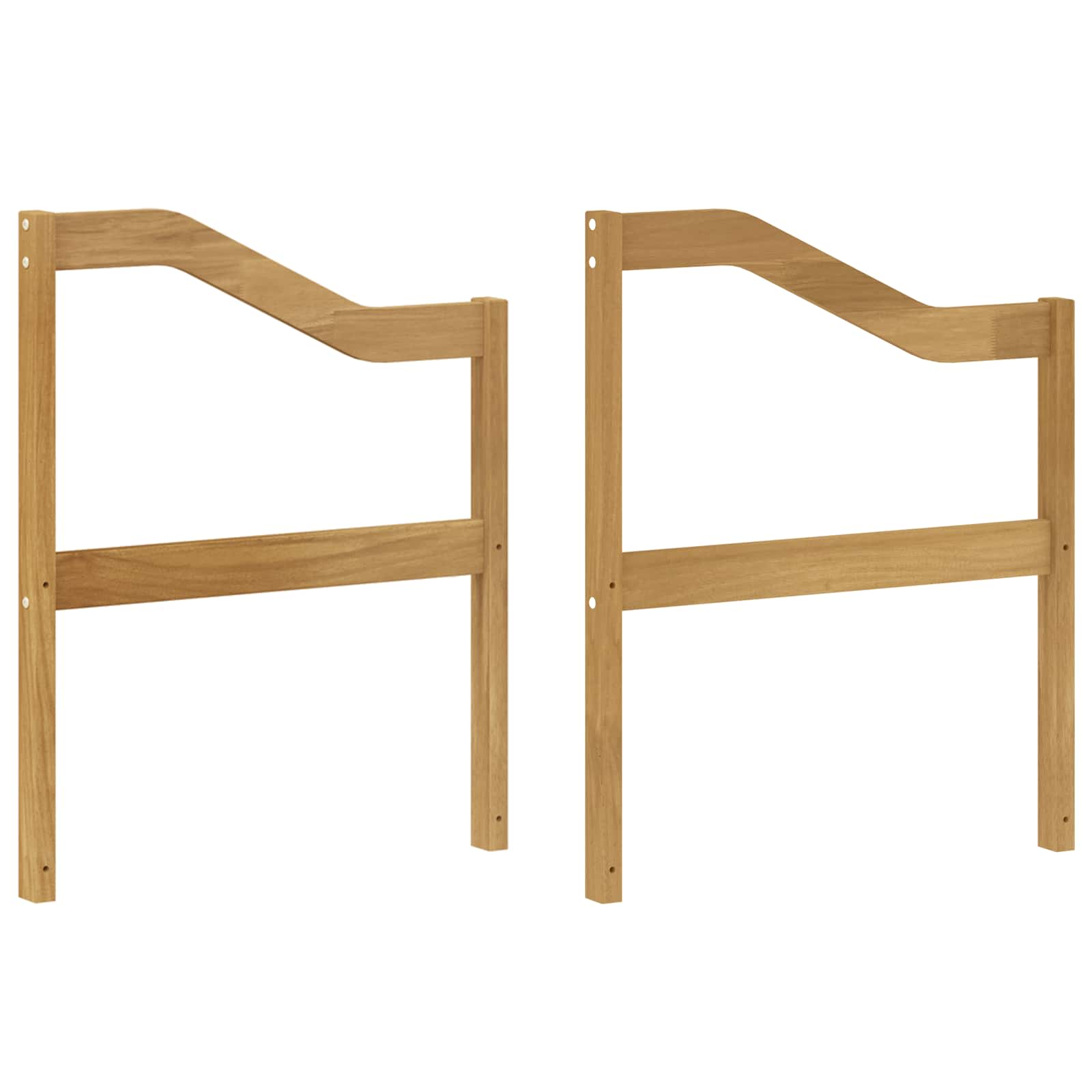 Modul naslona za ruke 2 pcs Bijela 59 x 4 x 73 cm