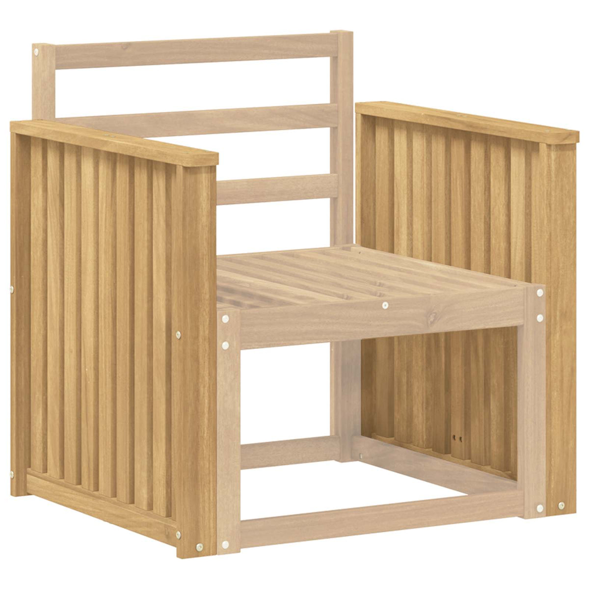 Modul naslona za ruke 2 kom. Bijela 60 x 6 x 61 cm