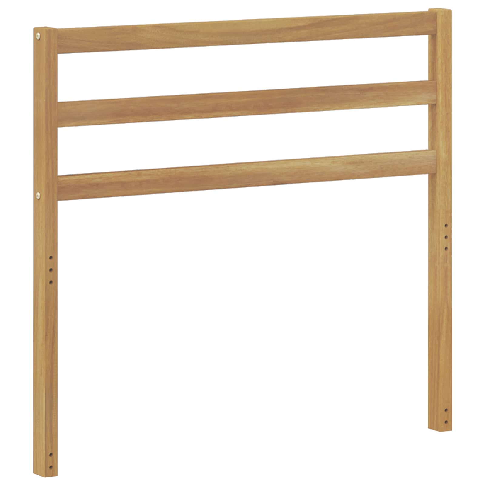 Modul naslona Bijela 79 x 4 x 73 cm Čvrsto drvo akacije