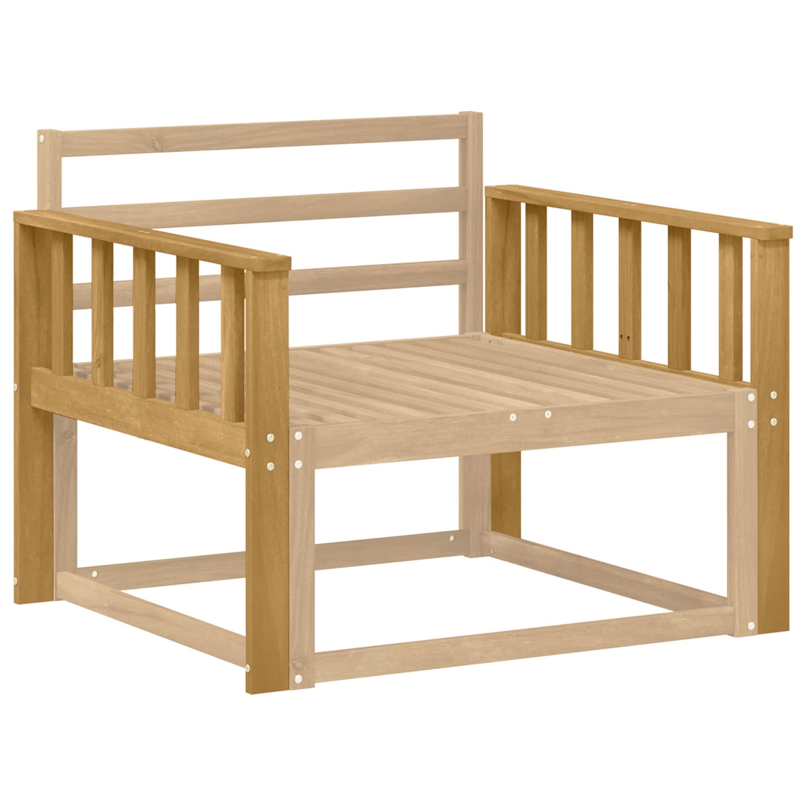 Modul naslonjača 2 pcs Bijela 80 x 6 x 61 cm