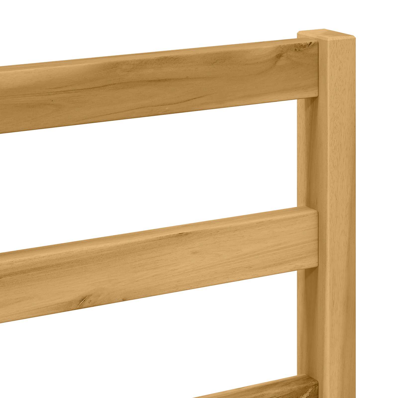 Modul naslona 2 pcs Bijela 79 x 4 x 73 cm Čvrsto drvo akacije