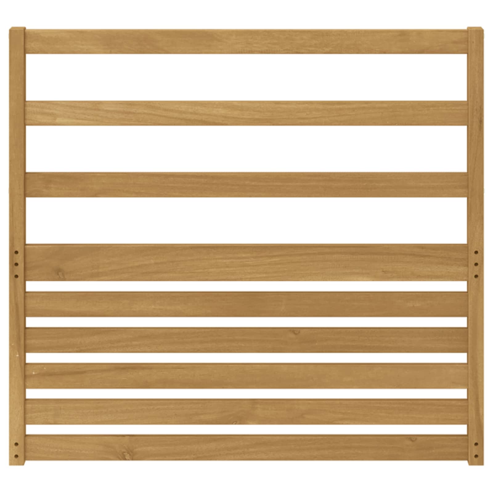 Modul naslona 2 pcs Bijela 79 x 4 x 73 cm Čvrsto drvo akacije