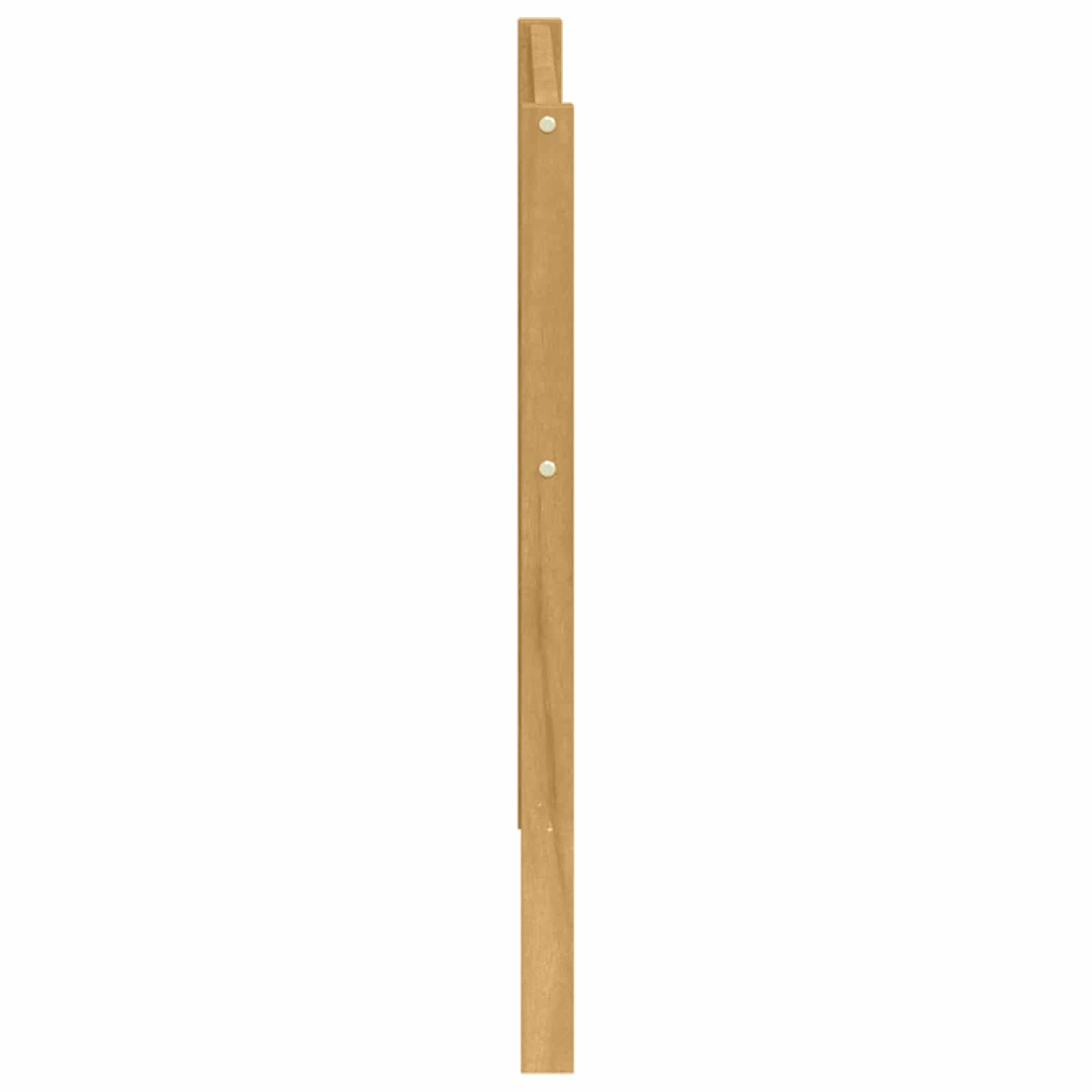 Modul naslona 2 pcs Bijela 79 x 4 x 73 cm Čvrsto drvo akacije