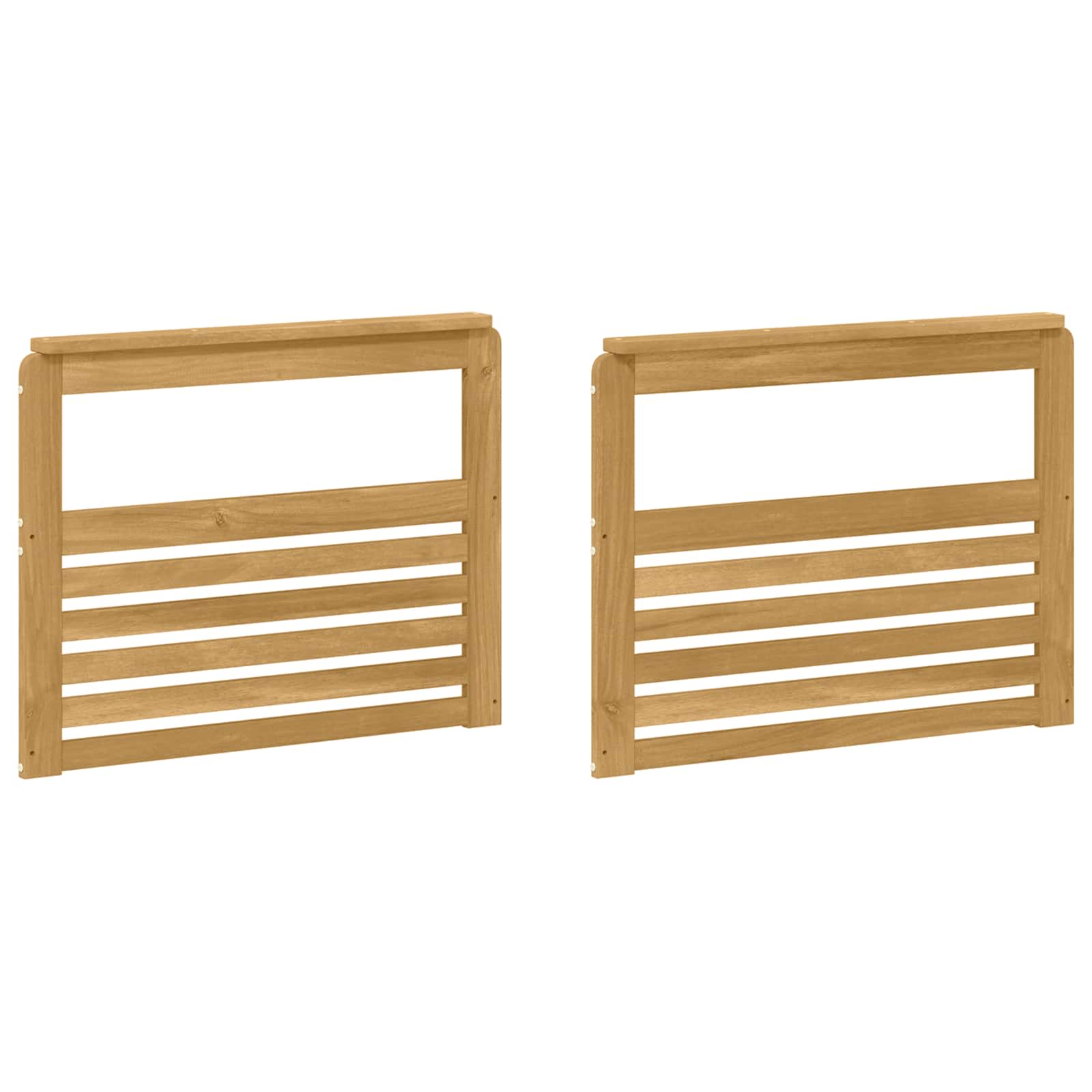 Modul naslona za ruke 2 pcs Bijela 79 x 6 x 61 cm