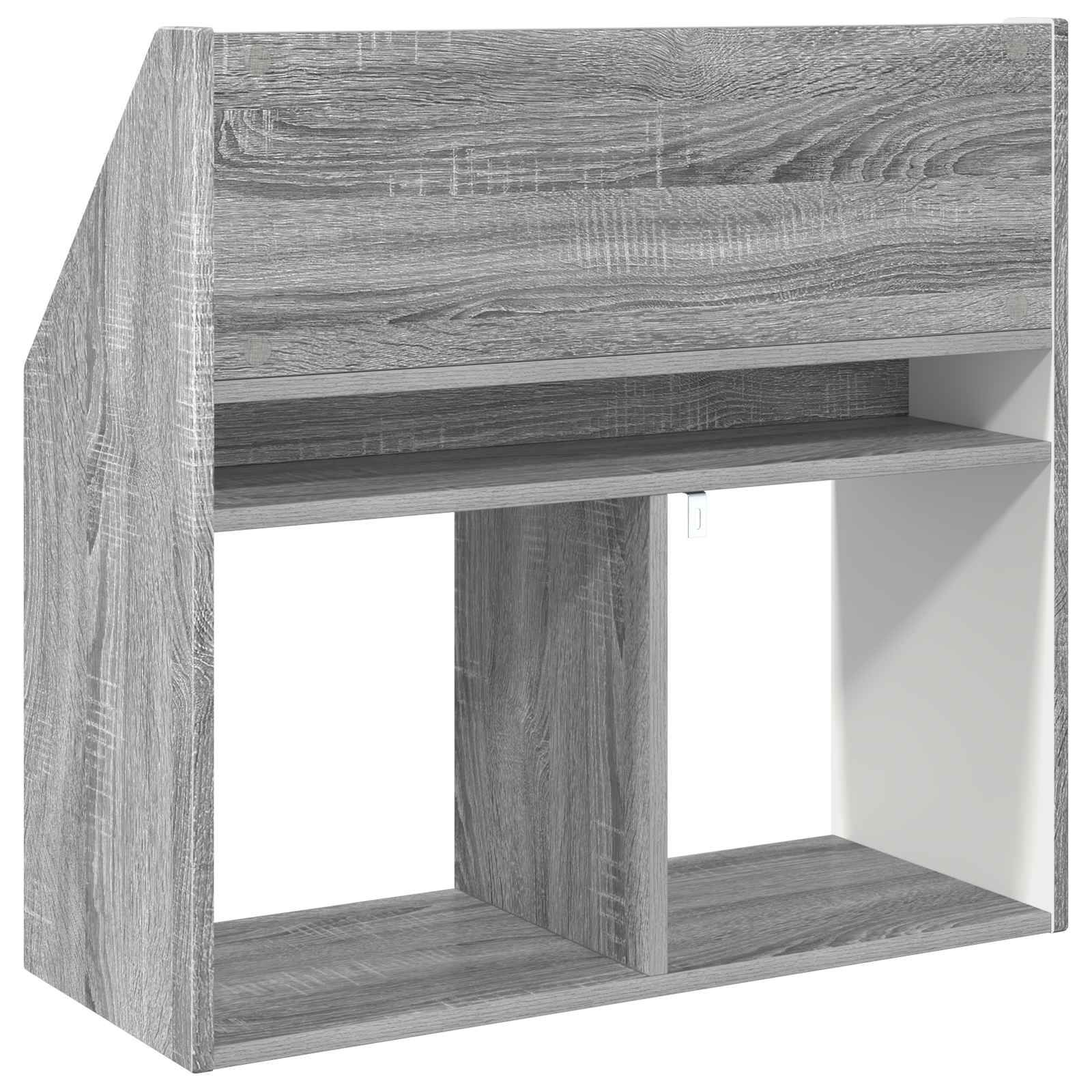 Polica za knjige za djecu Siva Sonoma 72,5 x 29,5 x 69 cm