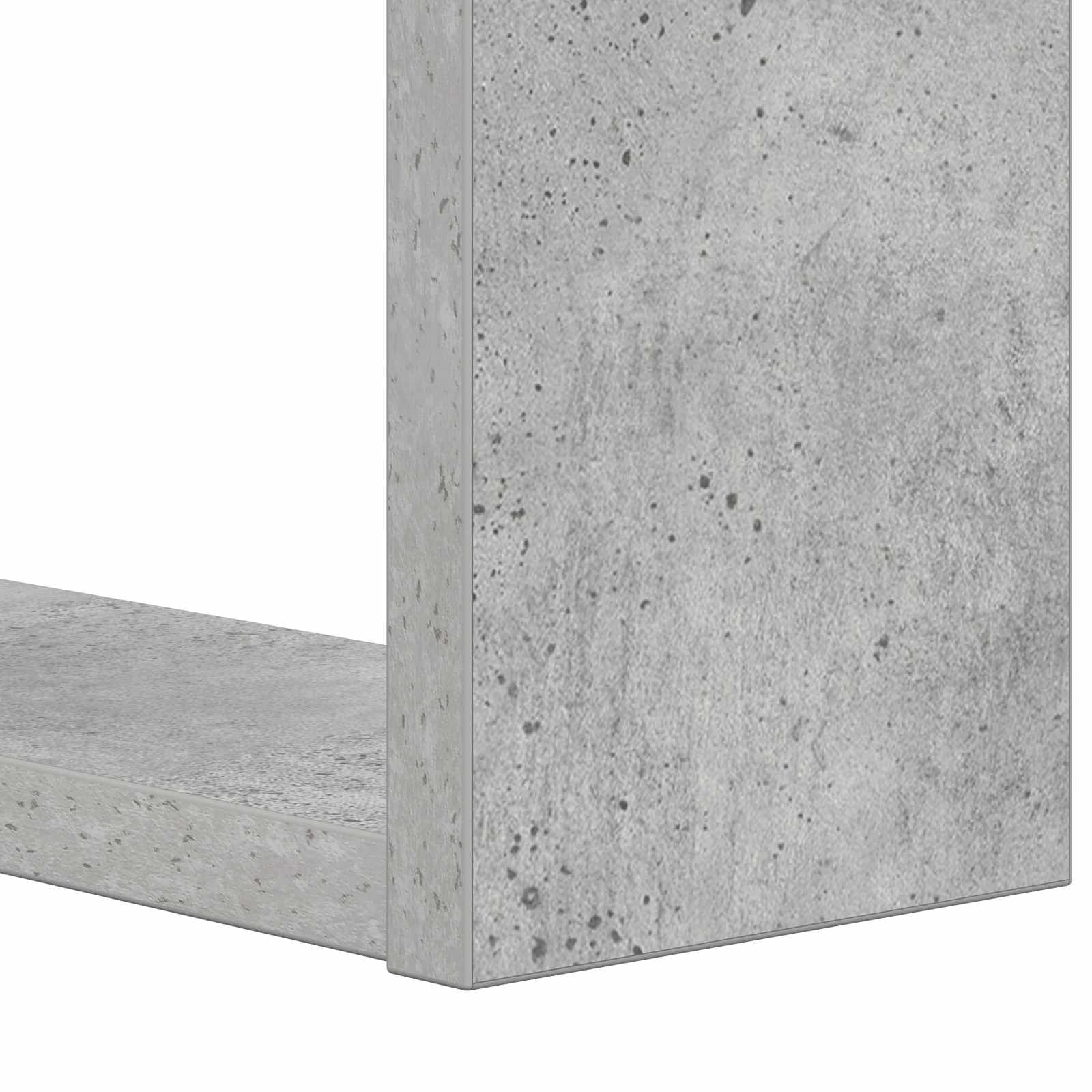 Polica Betonski sivi 52 x 25 x 71,5 cm Konstruirano drvo
