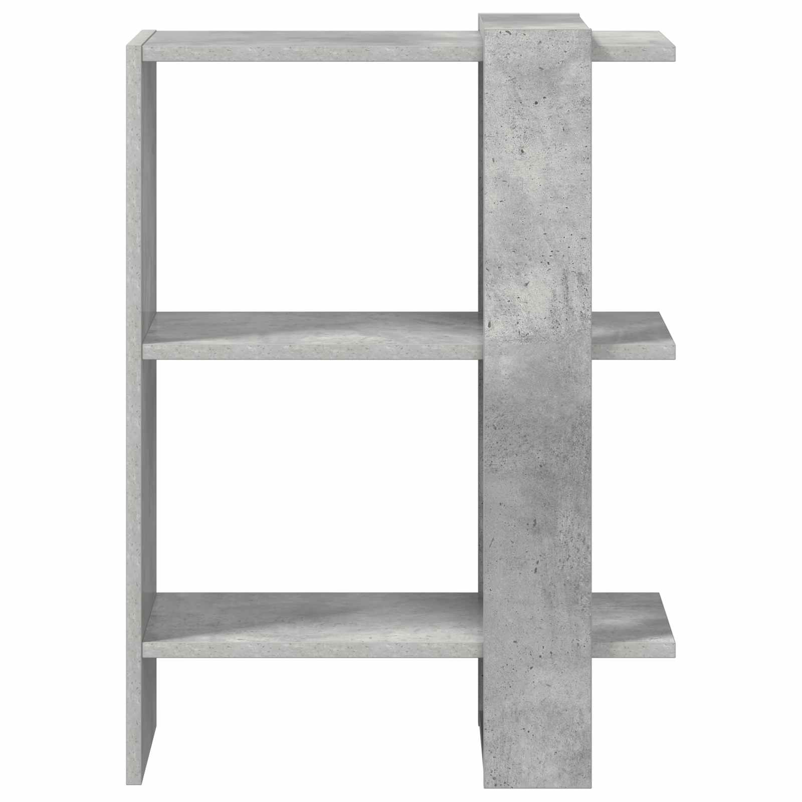 Polica Betonski sivi 52 x 25 x 71,5 cm Konstruirano drvo