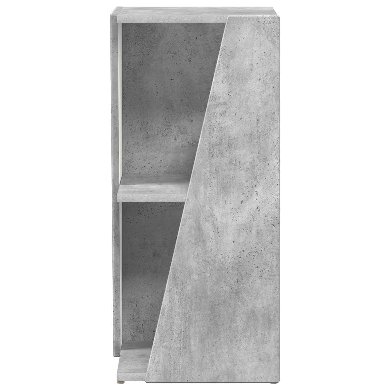 Bočna polica Betonski sivi 33 x 32 x 70,5 cm Konstruirano drvo