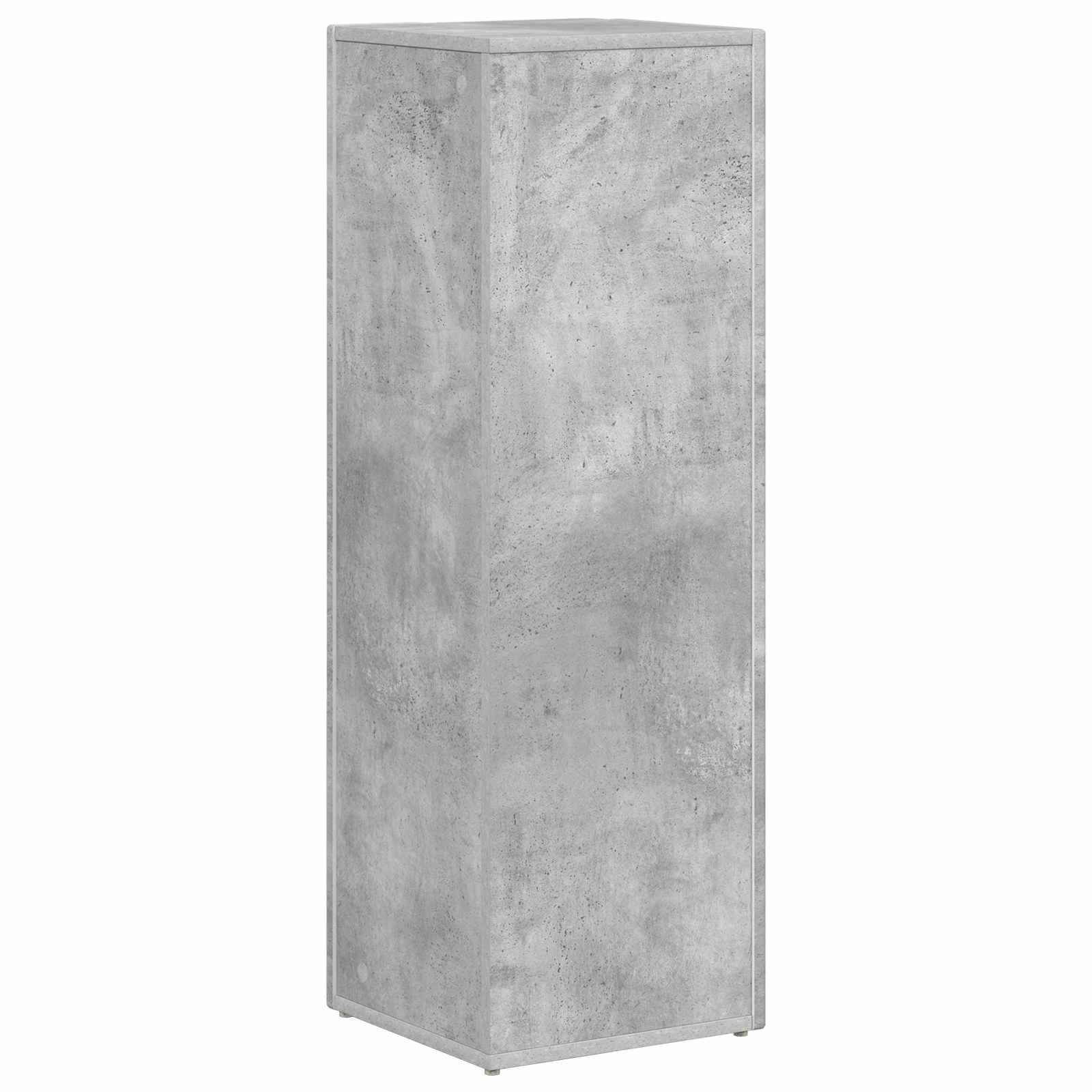 Bočna polica Betonski sivi 33 x 32 x 100,5 cm Konstruirano drvo