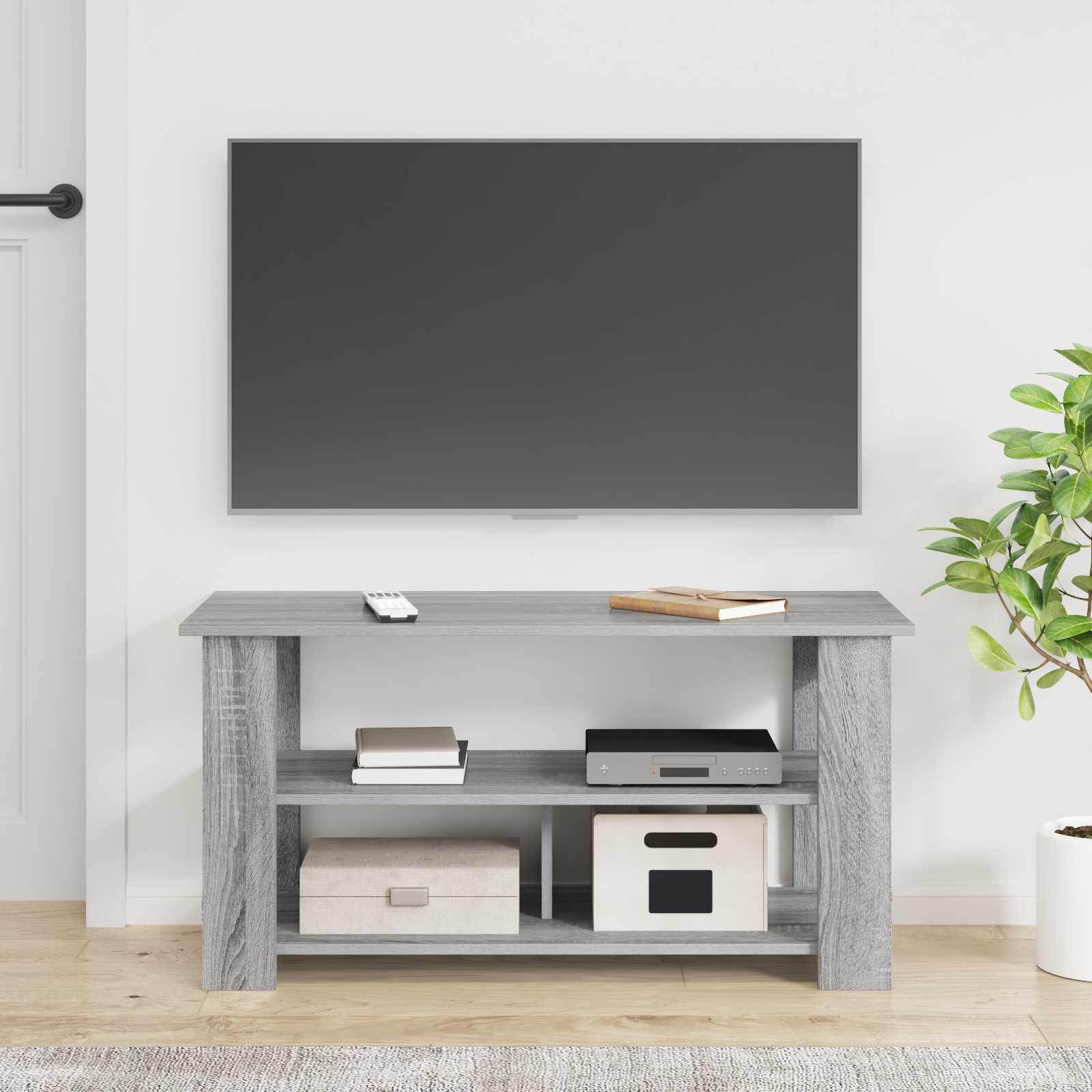 Stalak za TV Siva Sonoma 100 x 40 x 50 cm