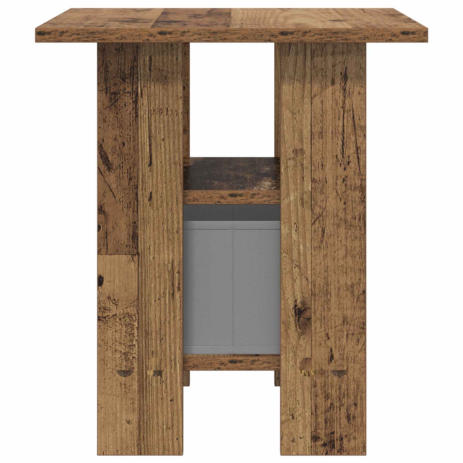 Noćni ormarić s ladicama 2 pcs Staro drvo 41 x 40 x 45 cm