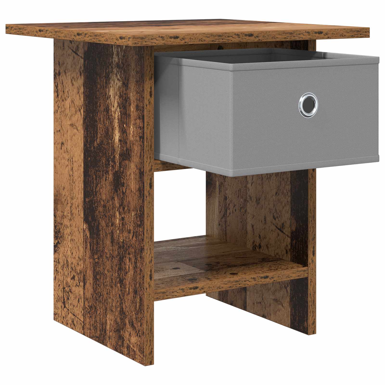 Noćni ormarić s ladicama 2 pcs Staro drvo 41 x 40 x 45 cm