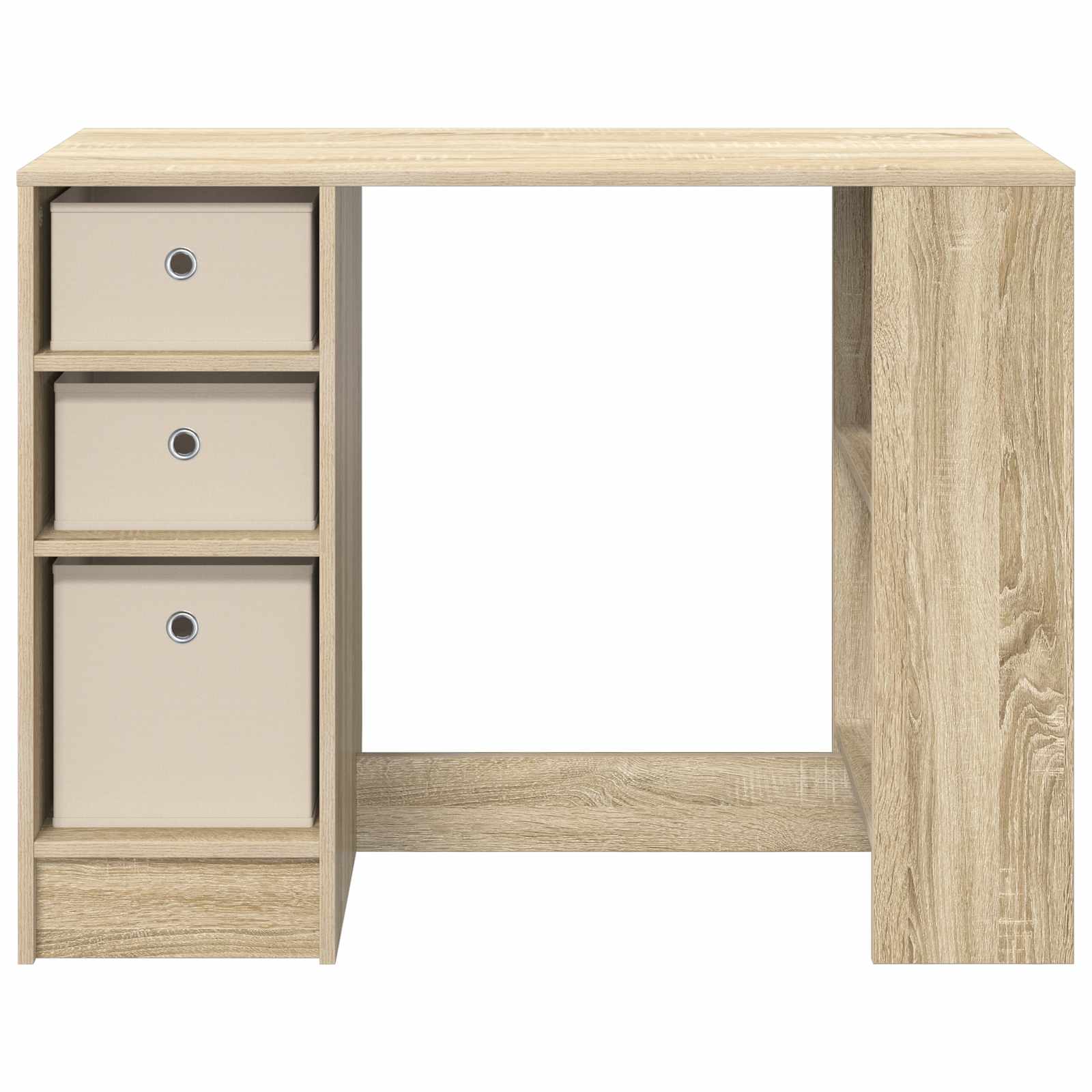Stol s ladicama Sonoma hrast 100 x 40 x 75 cm Konstruirano drvo