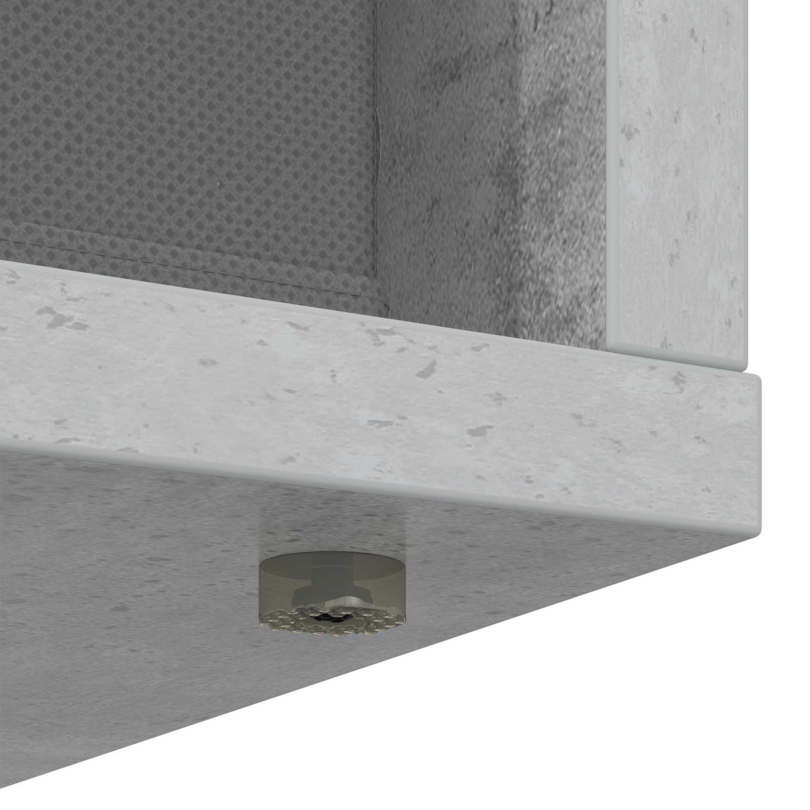 Kreveta s ladicama Betonski sivi 73,5 x 24 x 69,5 cm