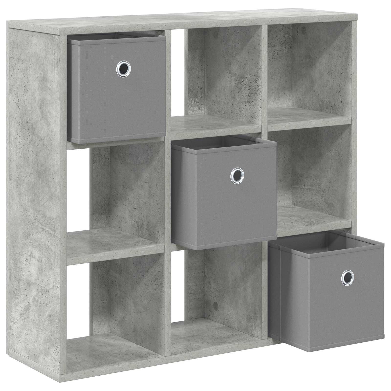 Kreveta s ladicama Betonski sivi 73,5 x 24 x 69,5 cm