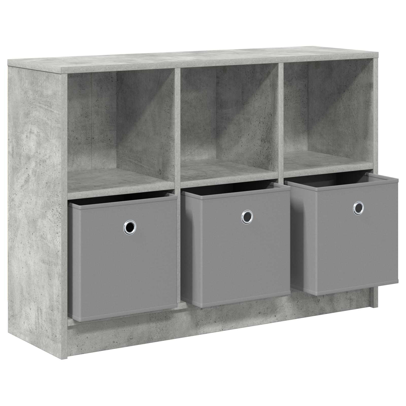 Kreveta s ladicama Betonski sivi 88,5 x 27,5 x 63,5 cm