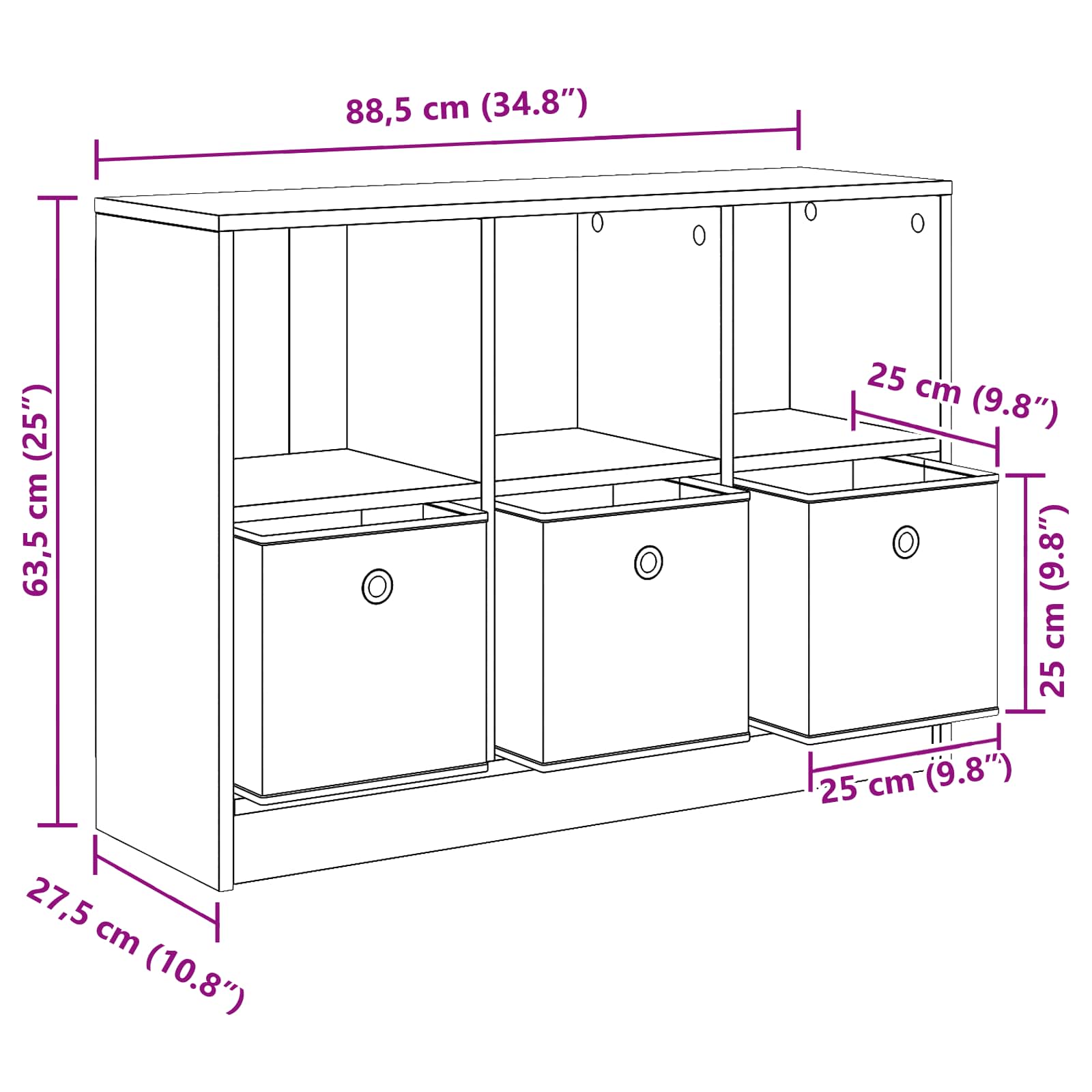 Kreveta s ladicama Staro drvo 88,5 x 27,5 x 63,5 cm