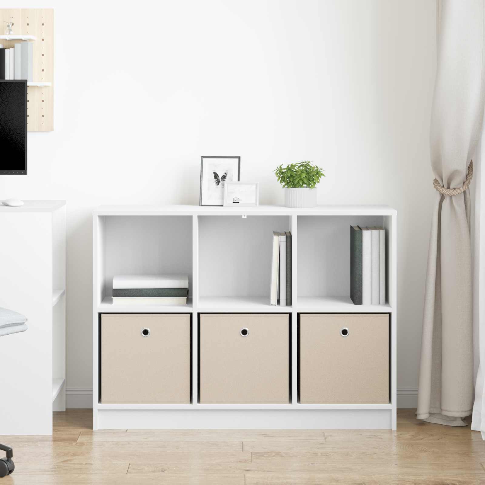 Kreveta s ladicama Bijelo 102 x 32 x 73,5 cm