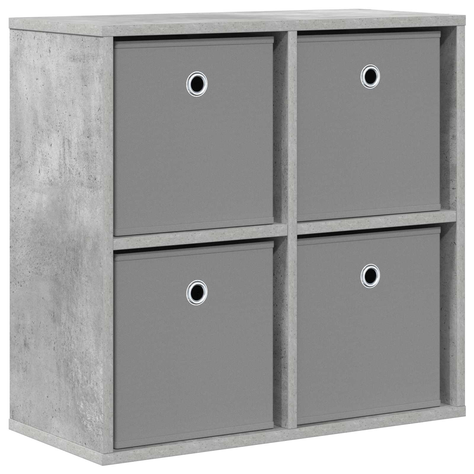 Kreveta s ladicama Betonski sivi 59,5 x 27 x 57 cm