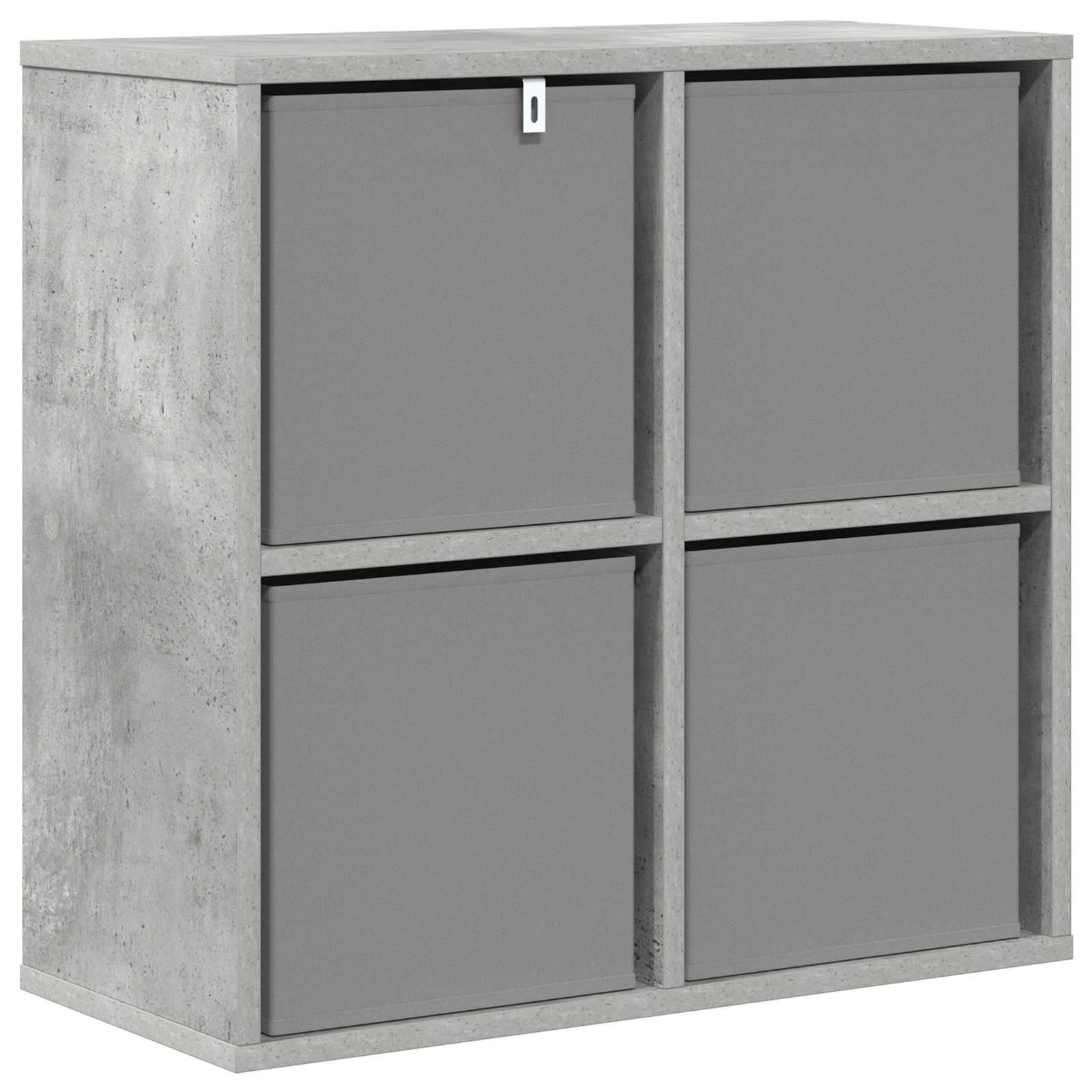 Kreveta s ladicama Betonski sivi 59,5 x 27 x 57 cm