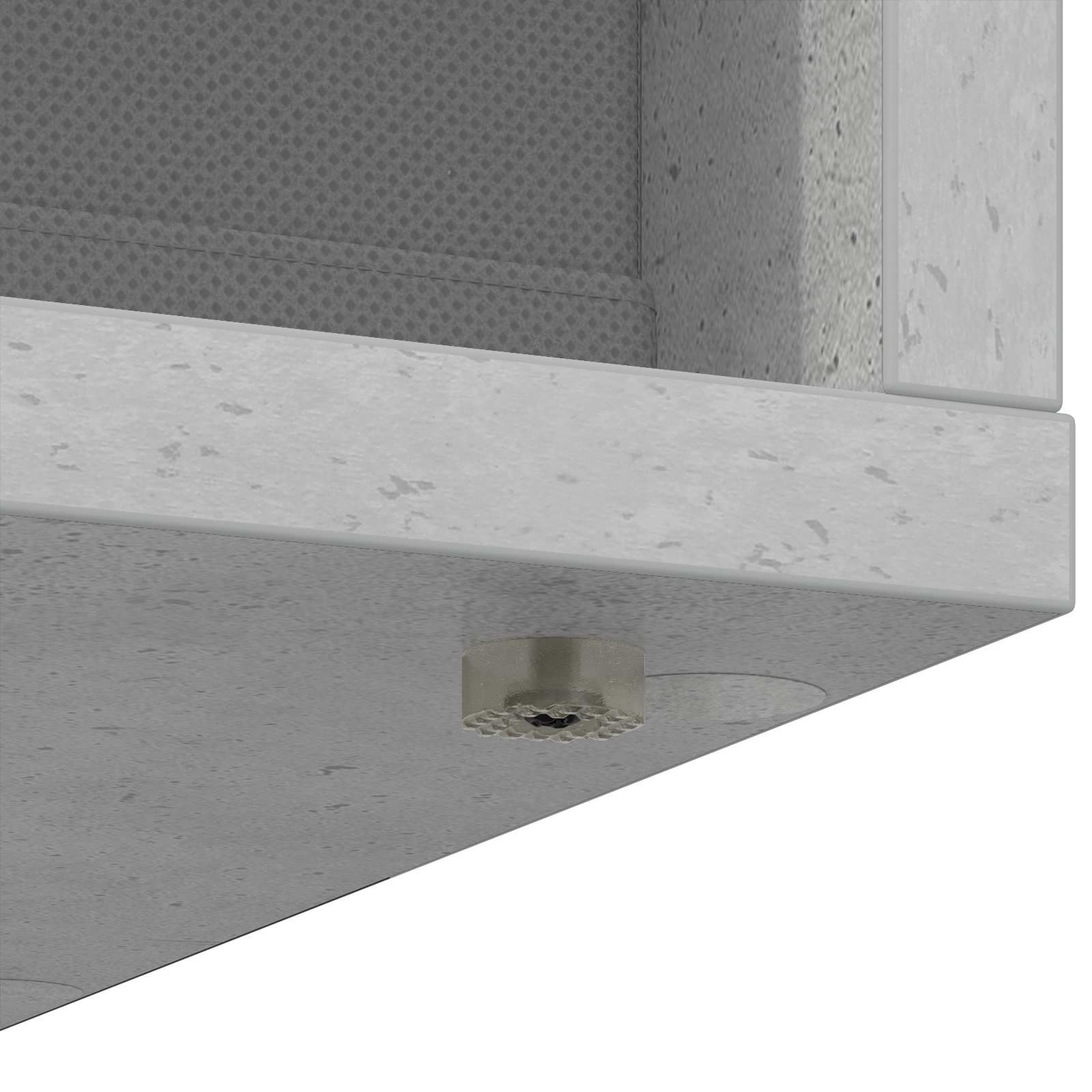 Kreveta s ladicama Betonski sivi 25,5 x 22 x 69,5 cm