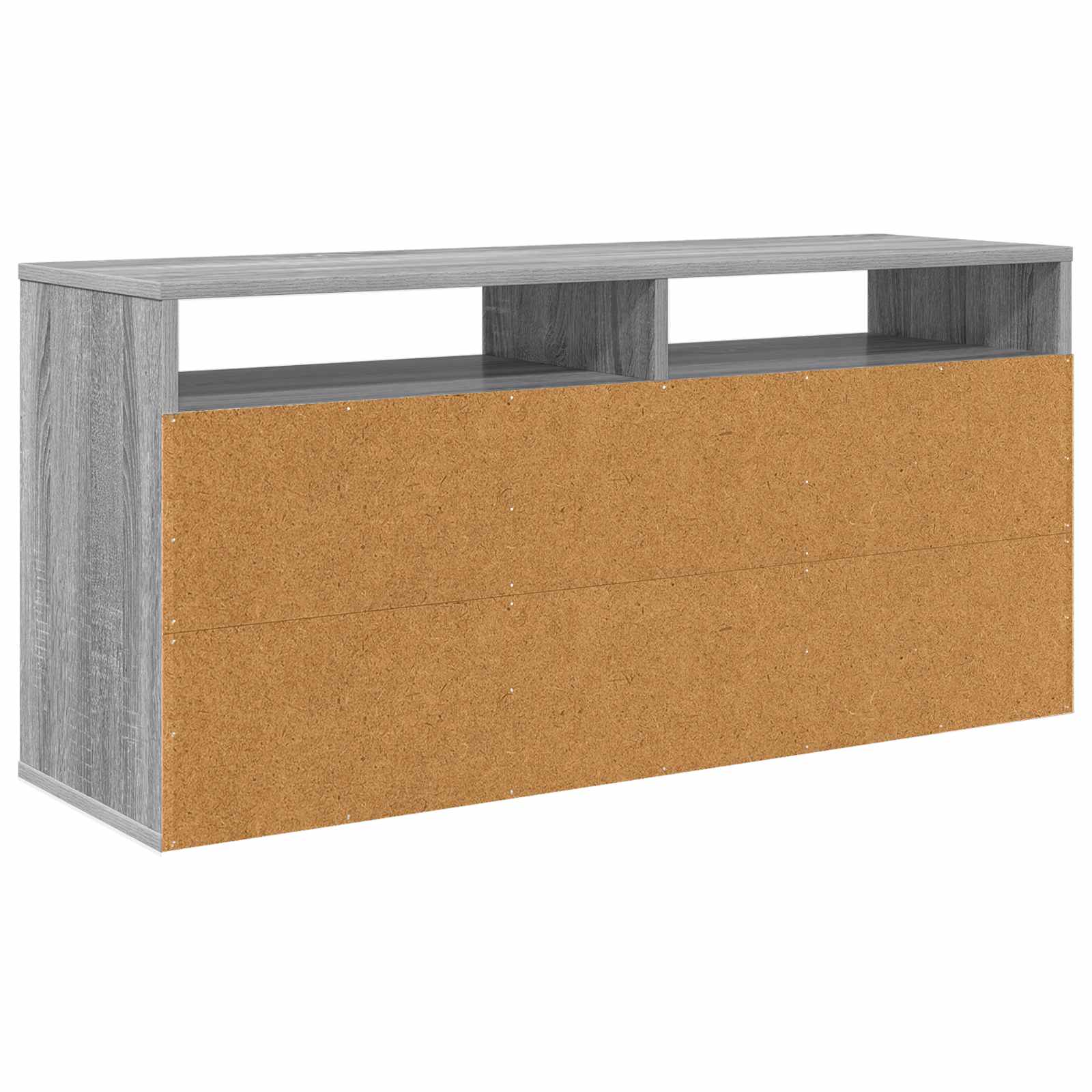 Nizak ormarić s ladicama Siva Sonoma 102 x 32 x 48,5 cm