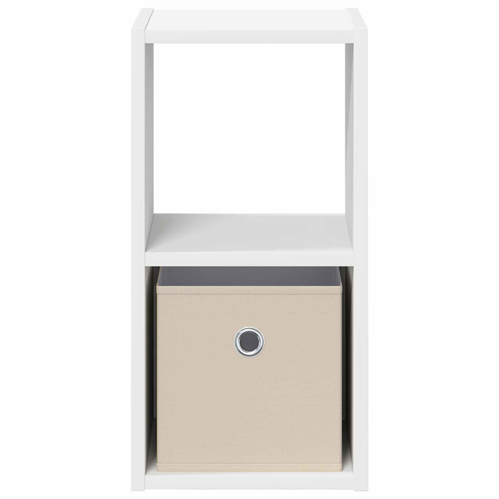 Noćni ormarić s ladicama 2 pcs Bijelo 25,5 x 22 x 49,5 cm