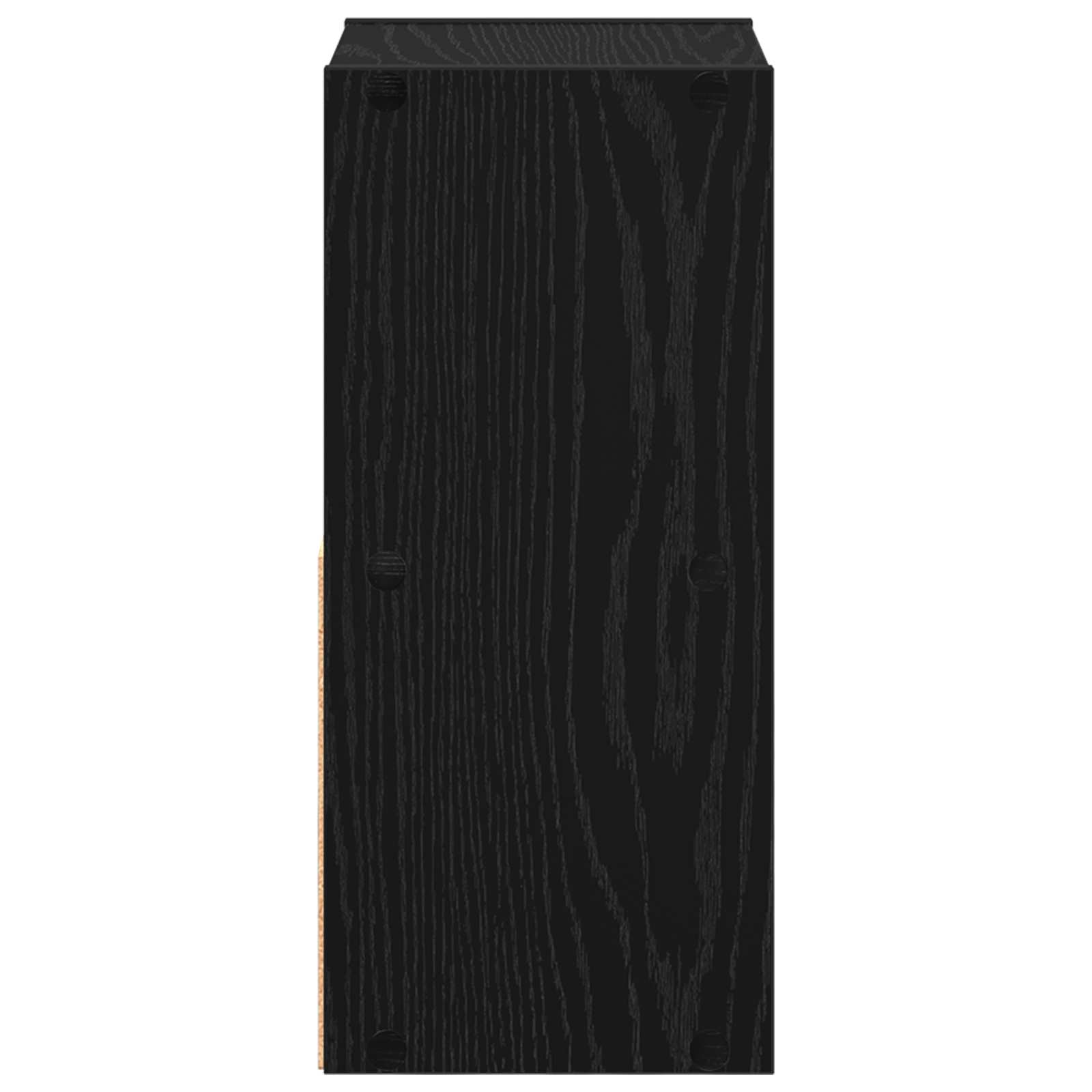Noćni ormarić Crni hrast 25,5 x 22 x 49,5 cm Konstruirano drvo