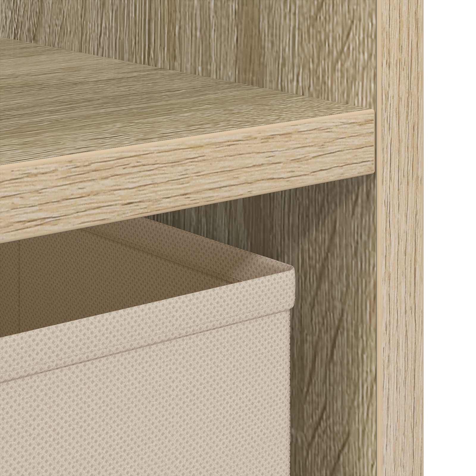 Noćni ormarić s ladicama 2 pcs Sonoma hrast 25,5 x 22 x 49,5 cm