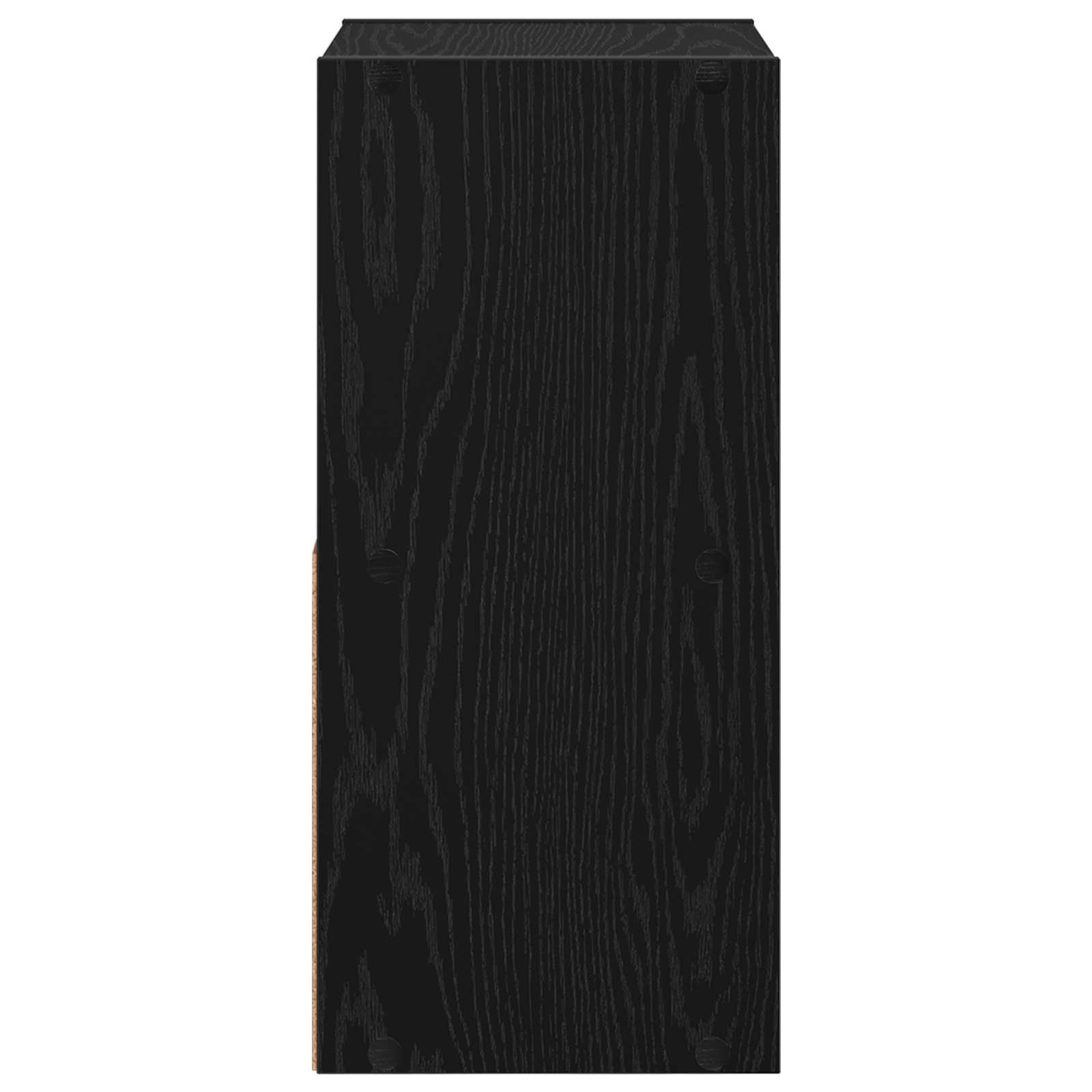 Noćni ormarić Crni hrast 30,5 x 27 x 59,5 cm Konstruirano drvo