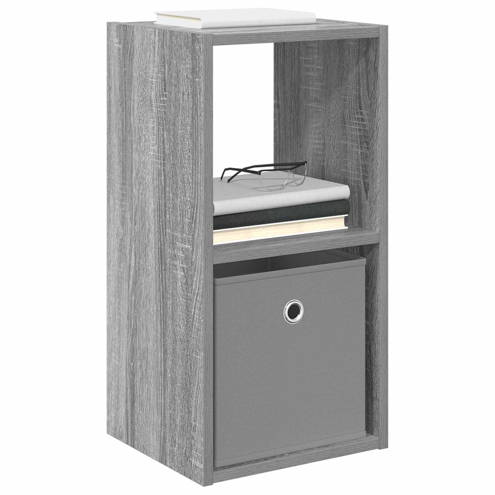 Noćni ormarić s ladicama 2 pcs Siva Sonoma 30,5 x 27 x 59,5 cm