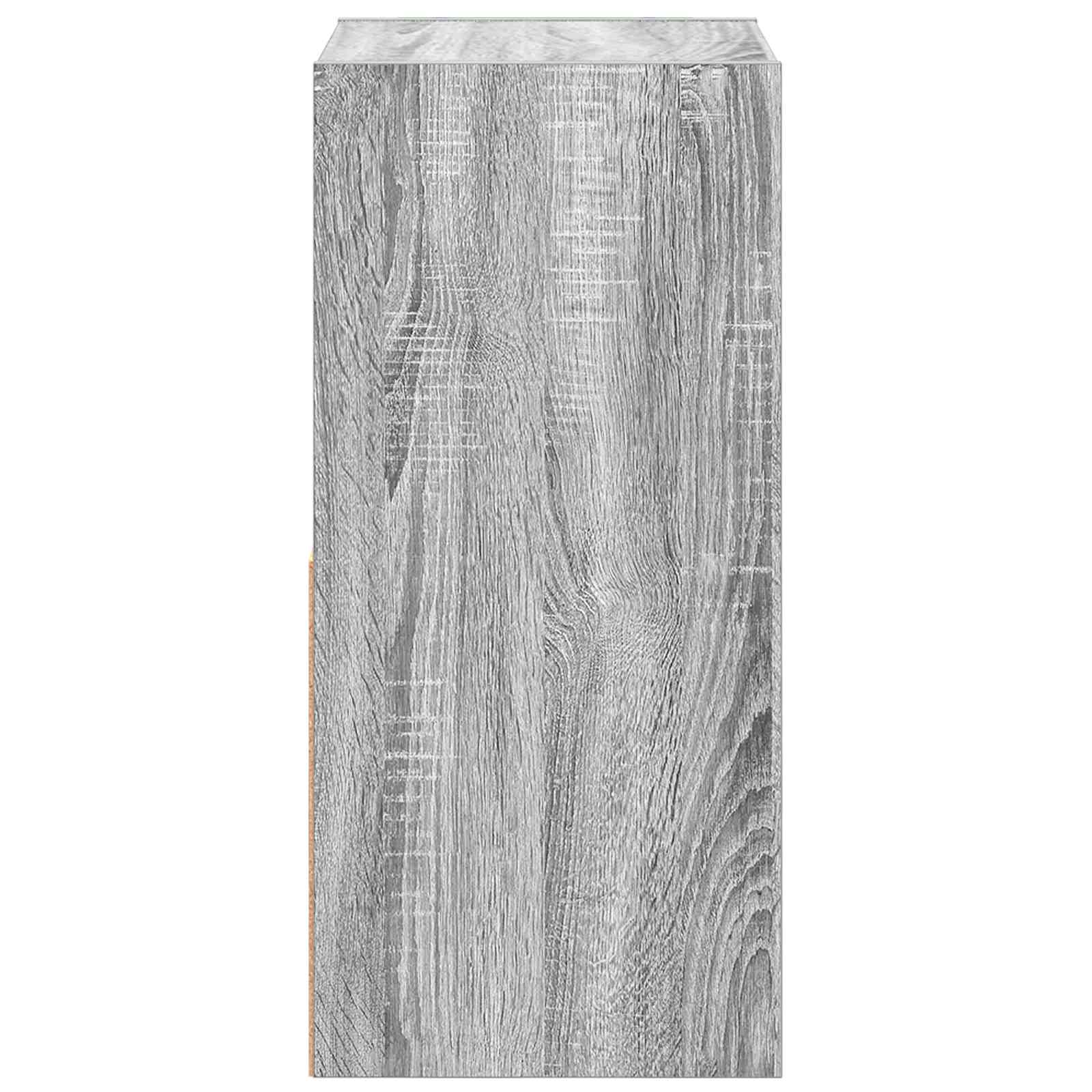 Noćni ormarić Siva Sonoma 35 x 32 x 68,5 cm Konstruirano drvo