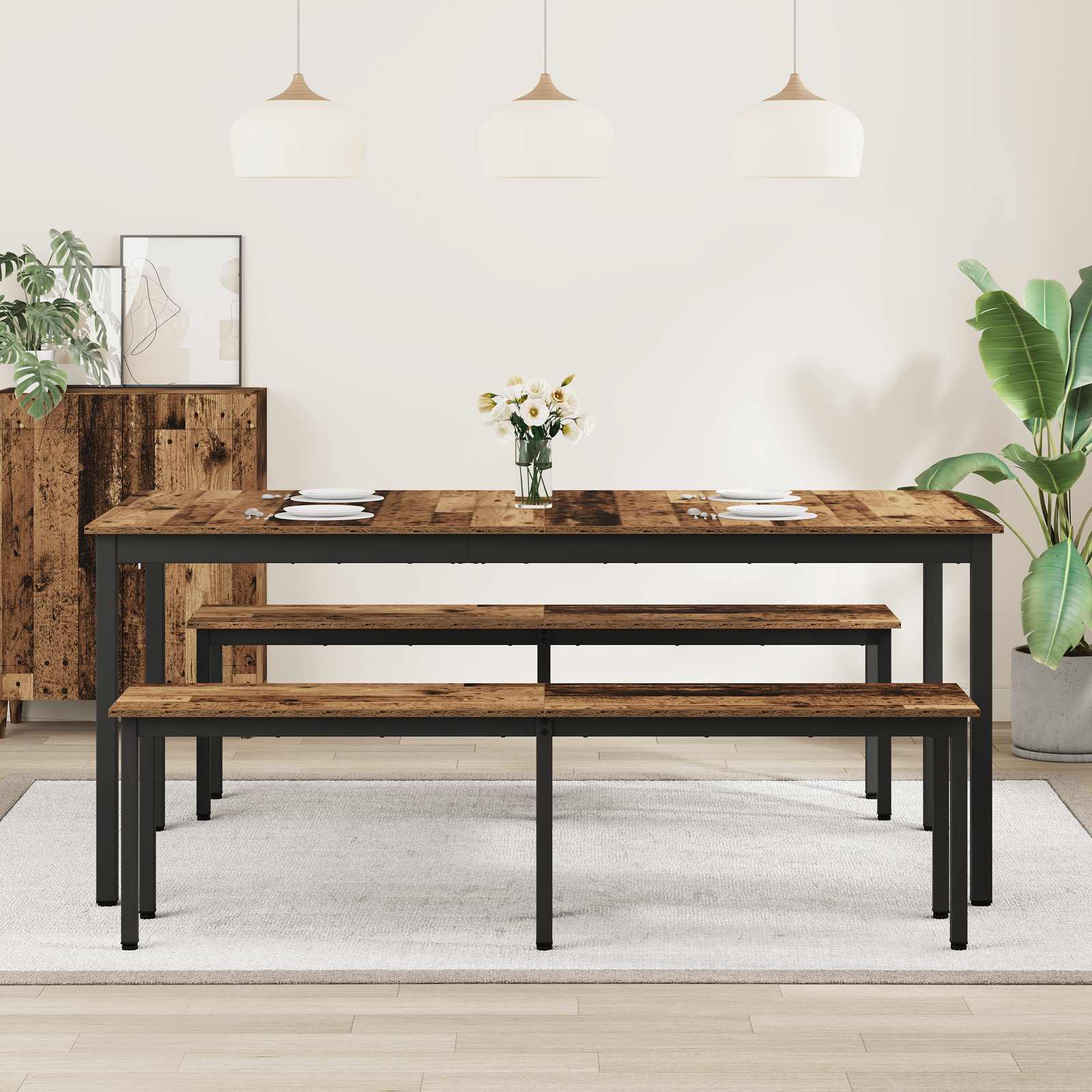 Blagovaonski stolovi 2 pcs 180 x 90 x 75 cm Konstruirano drvo