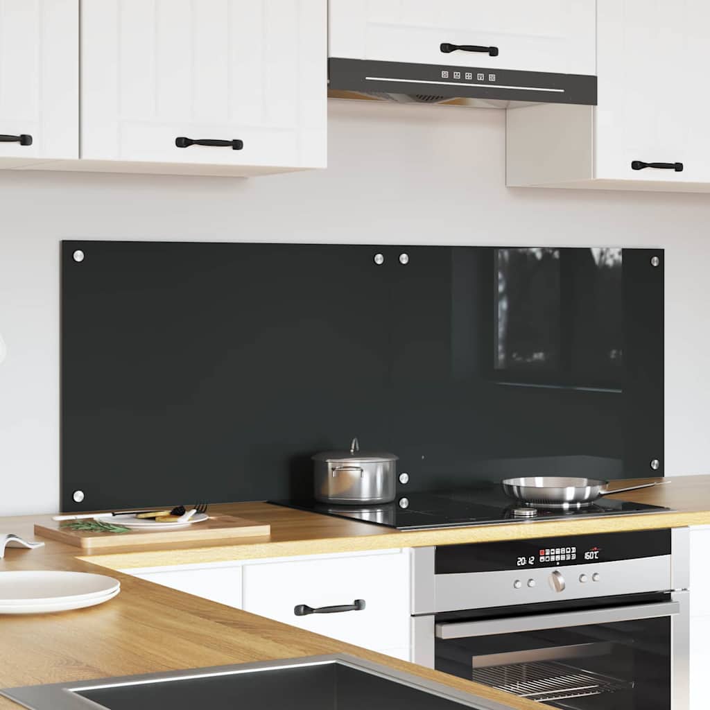 Kuhinjski zid 2 pcs Tamno siva 70 x 50 cm
